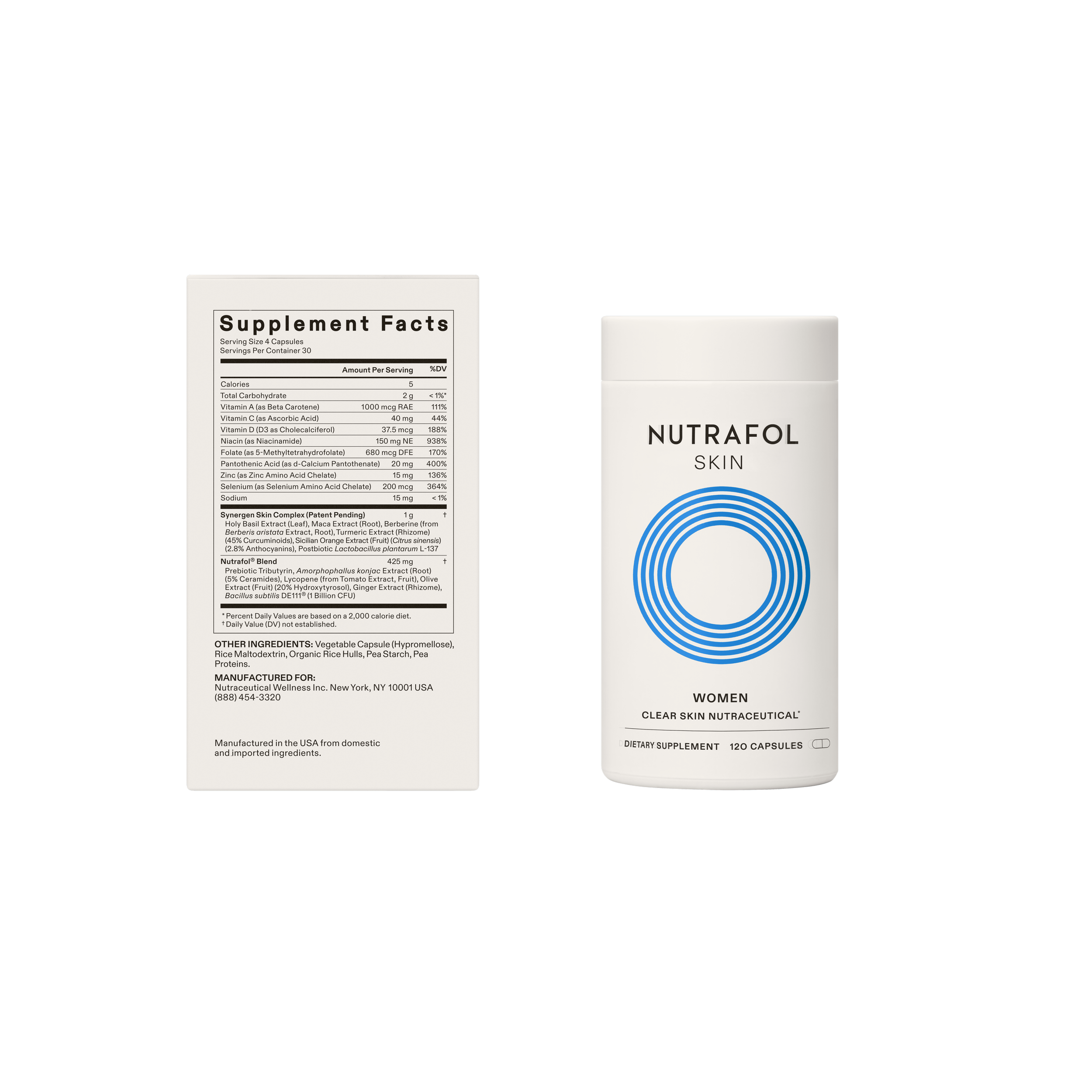 Nutrafol Clear Skin Supplement - 3 Month Supply - dkpESTHETICS skin studio