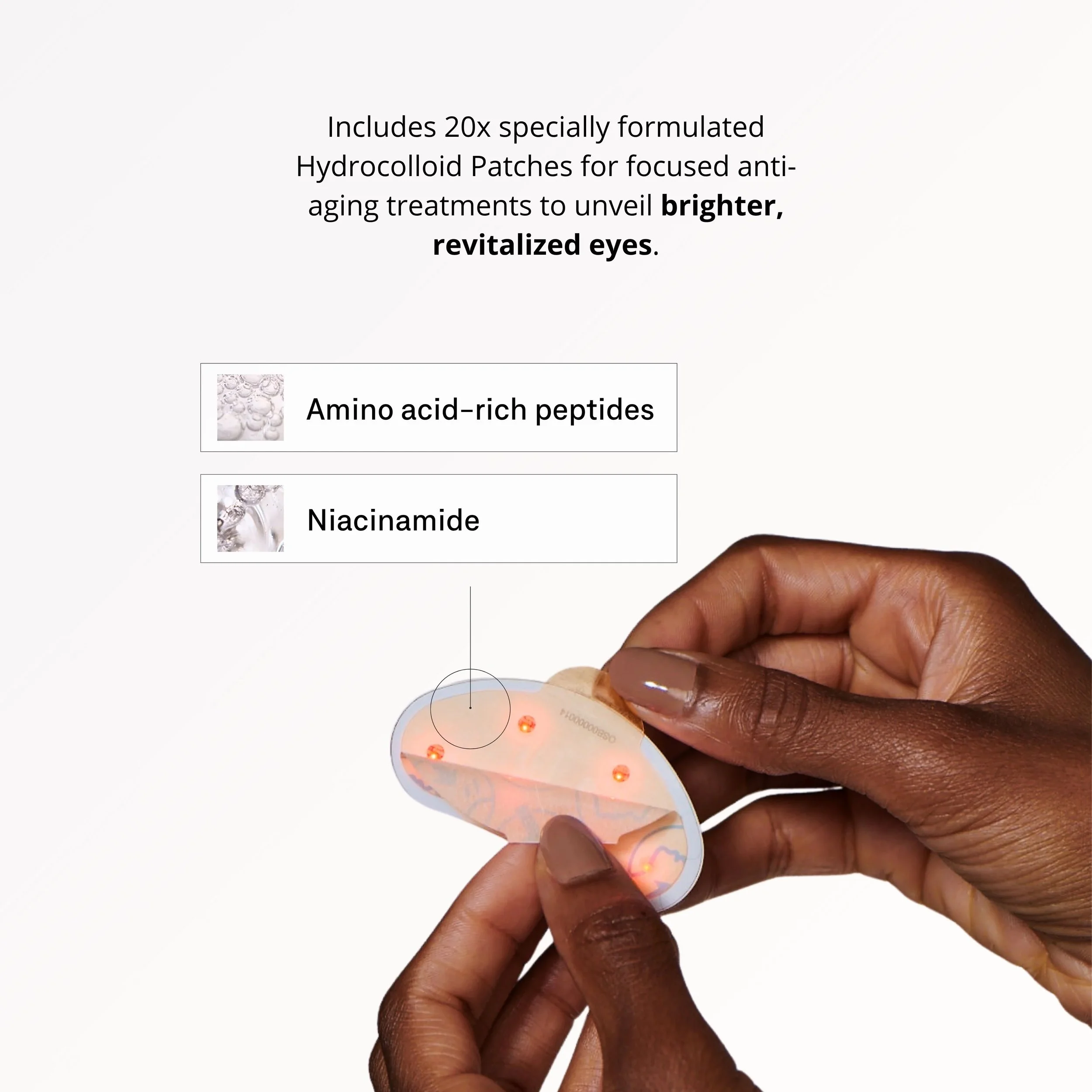 Omnilux Mini Eye Brightener Hydrocolloid Refill Patches 20ct. - dkpESTHETICS skin studio