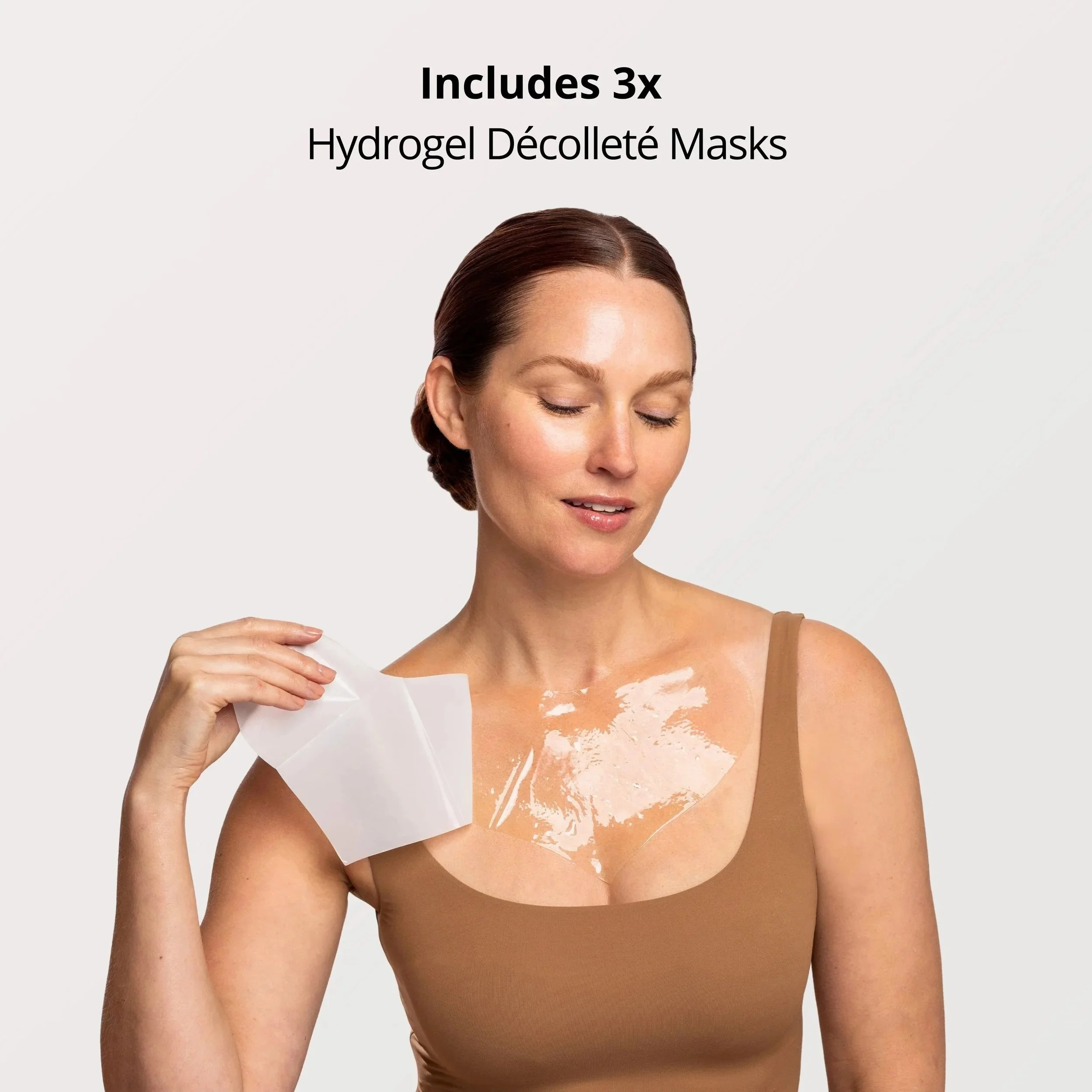 Omnilux  Hydrogel Decollete Mask  Placement