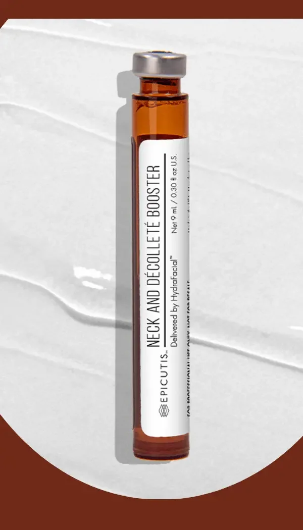 EPICUTITUS neck and decollete hydrafacial booster at dkpESTHETICS