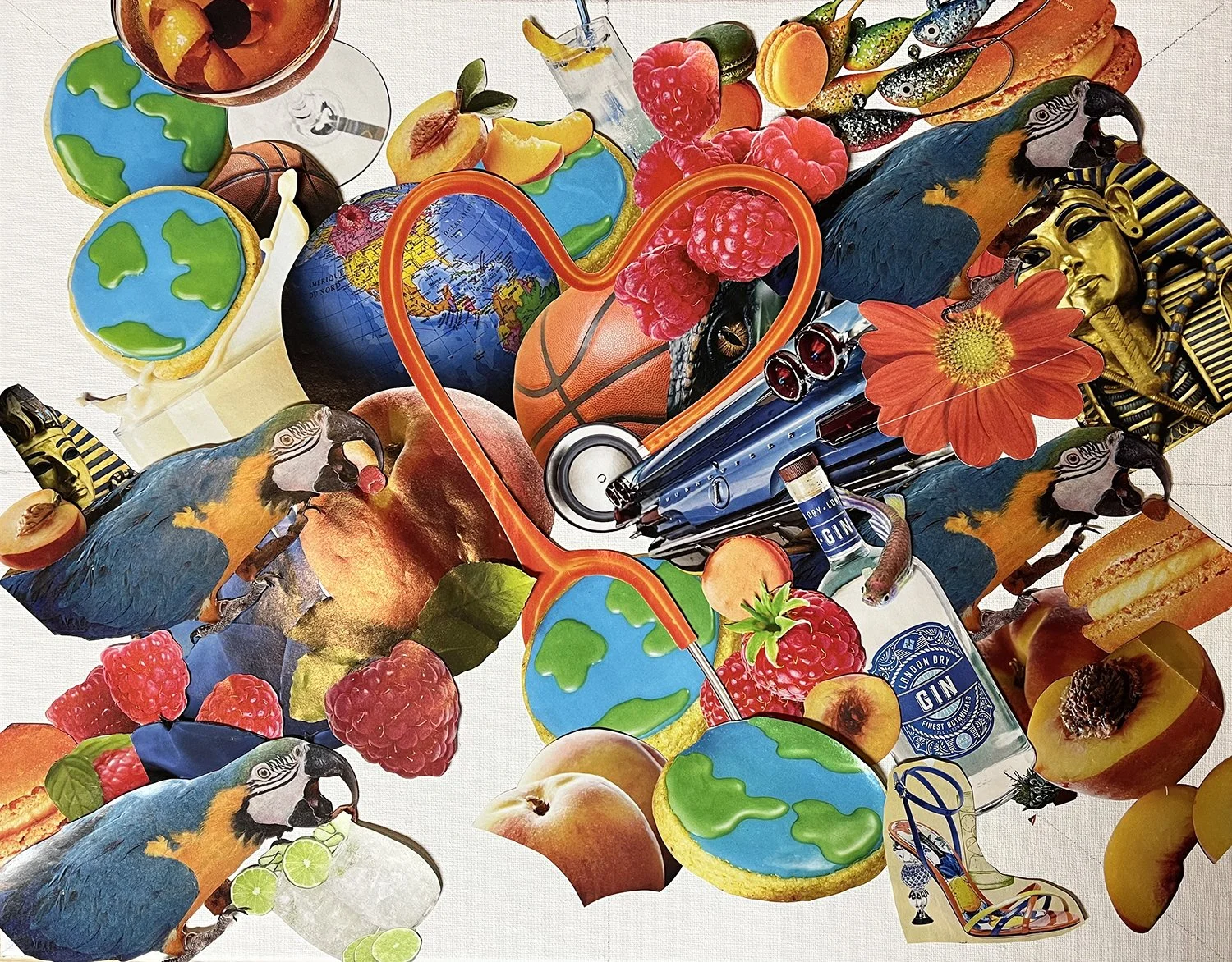 '60 Pontiac Bonneville collage under construction, image build 1 of 8