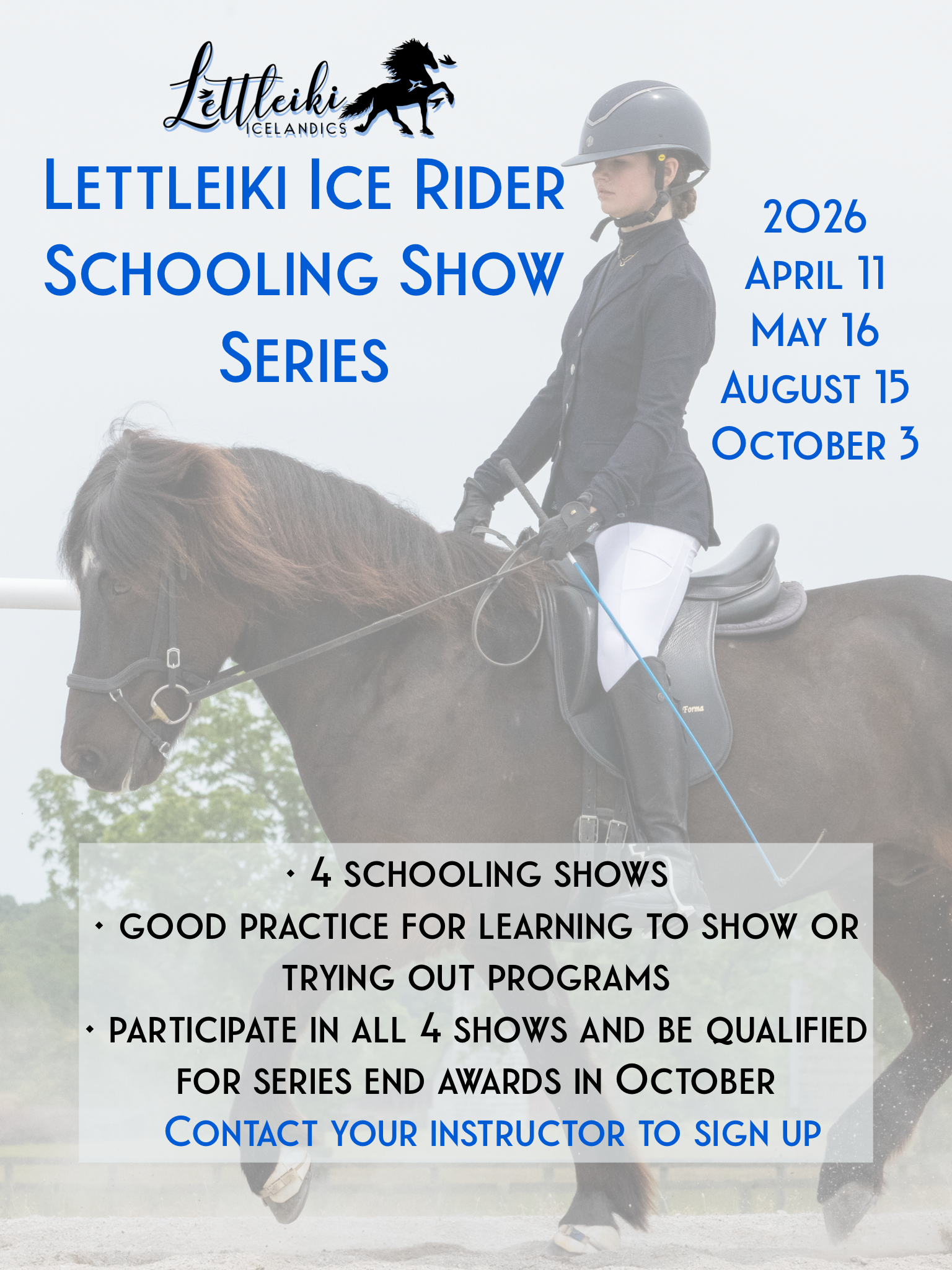 Lettleiki Ice Rider Schooling Show Series - Show 3