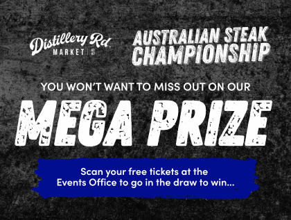 DRM SCA Australian Steak Championship 'CHECK IN &amp; WIN' - TERMS &amp; CONDITION