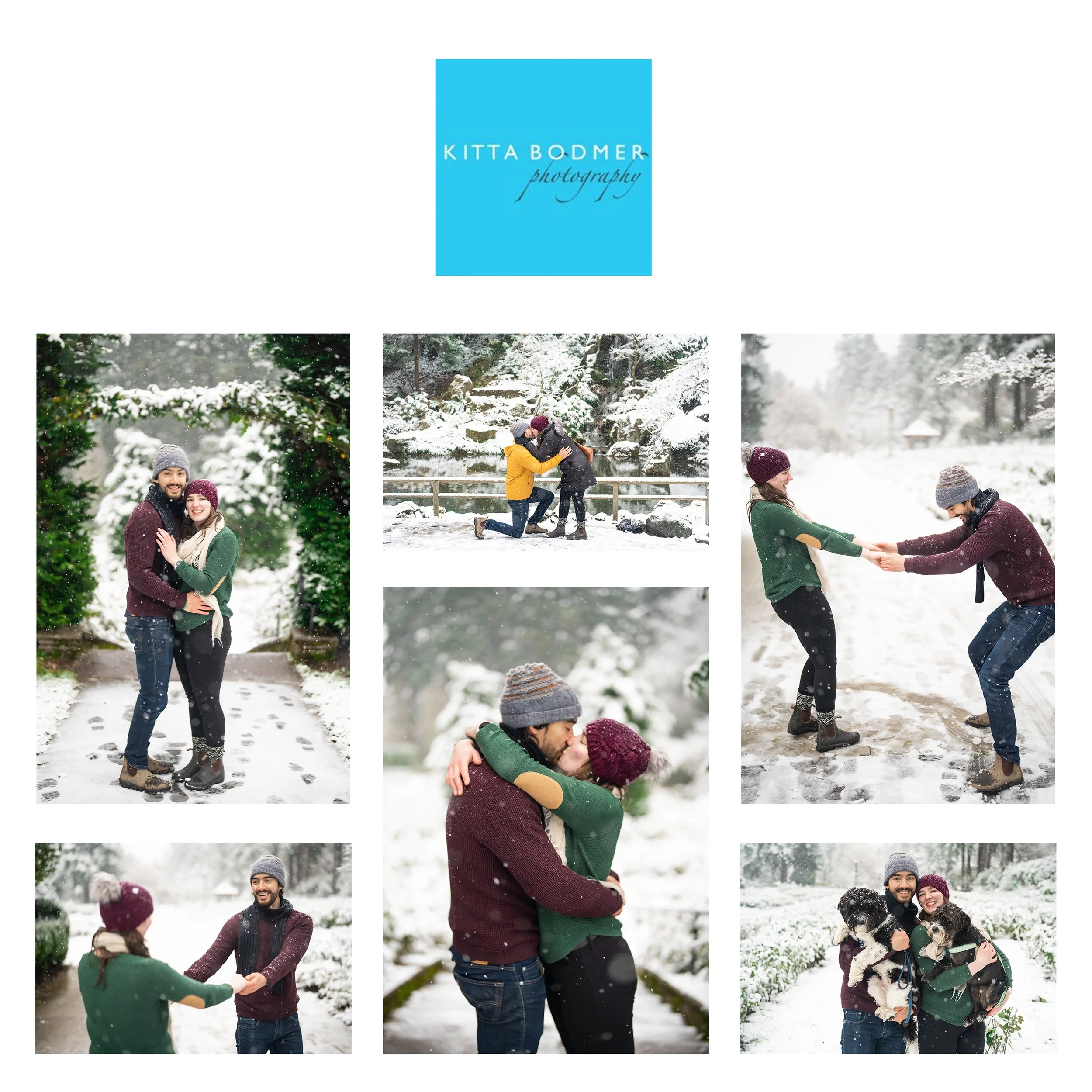 What does it mean when you propose during a once every 10 years snow storm in Portland OR ? | Kitta Bodmer Photography