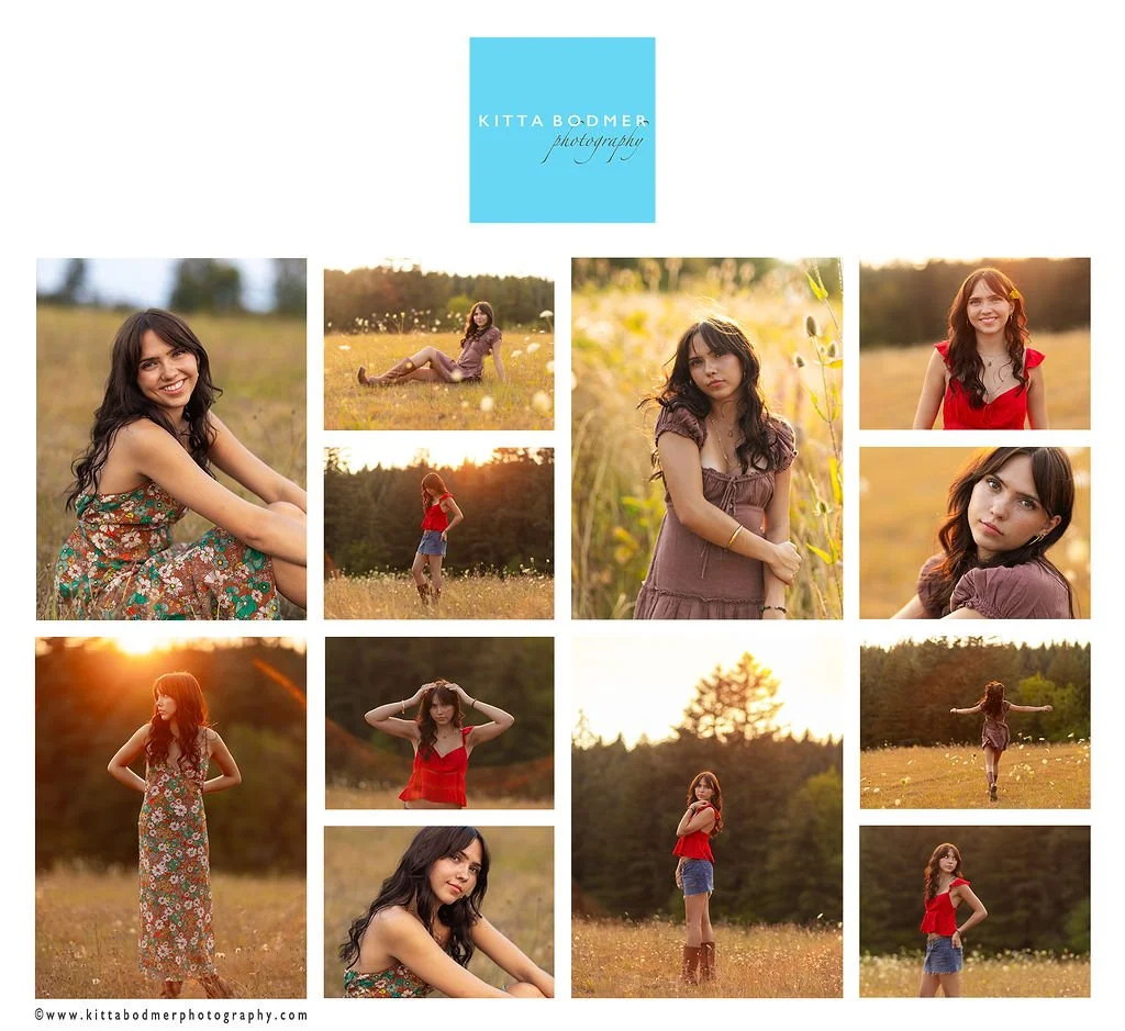 Backlghting Style Senior Photos give a country styled and whimsical feel to a classic right of passage | Kitta Bodmer Photography