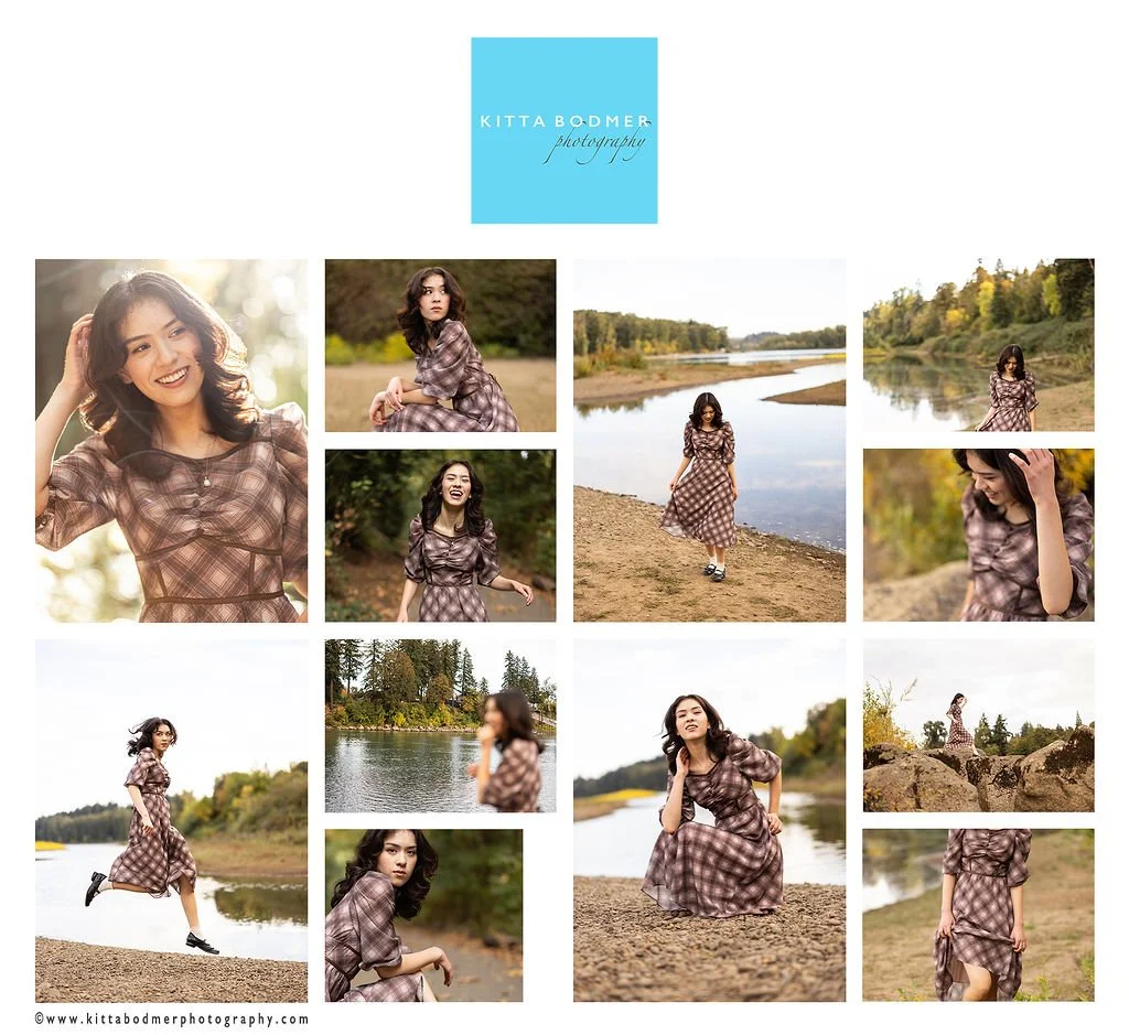 Portland Oregon is a river city, so why not bring the wild and free feeling of water into your senior photos | Kitta Bodmer Photography