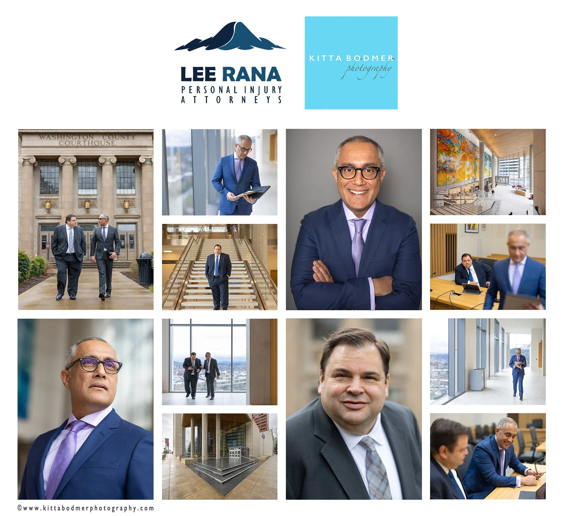 Lee Rana Attorneys are personal injury attorneys in Beaverton Oregon. Kitta Bodmer Photography provided all of the photography in support of their website rebranding.