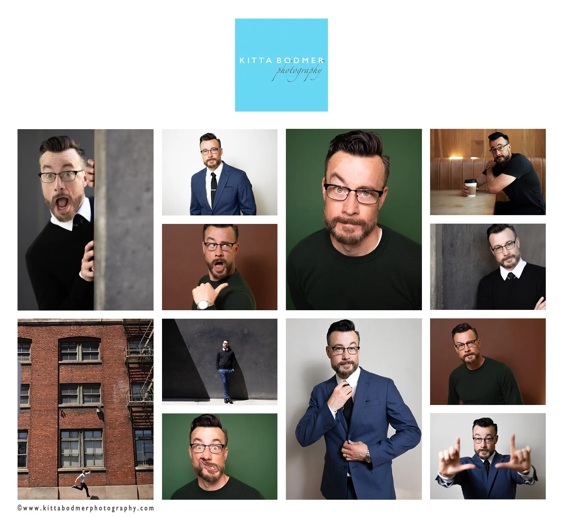 Tyler Boeh Comedian Pro Image Session for Digital Promotion Activities | Kitta Bodmer Photography