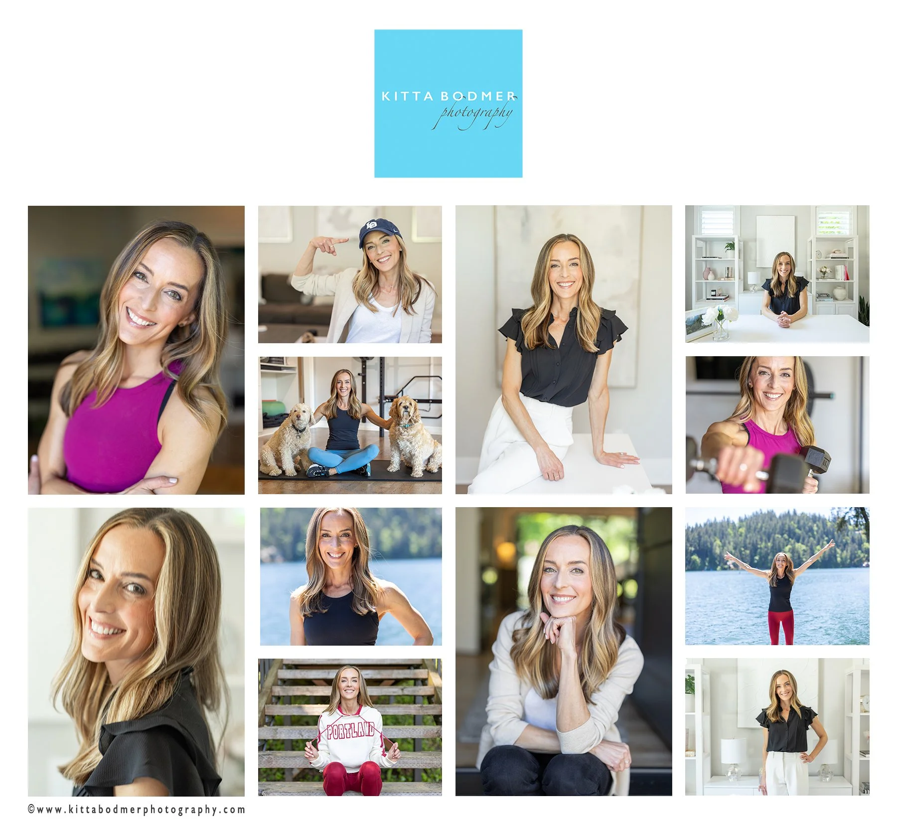 Elizabeth Hills fitness professional and real estate agent in Lake Oswego OR professional image package | Kitta Bodmer Photography