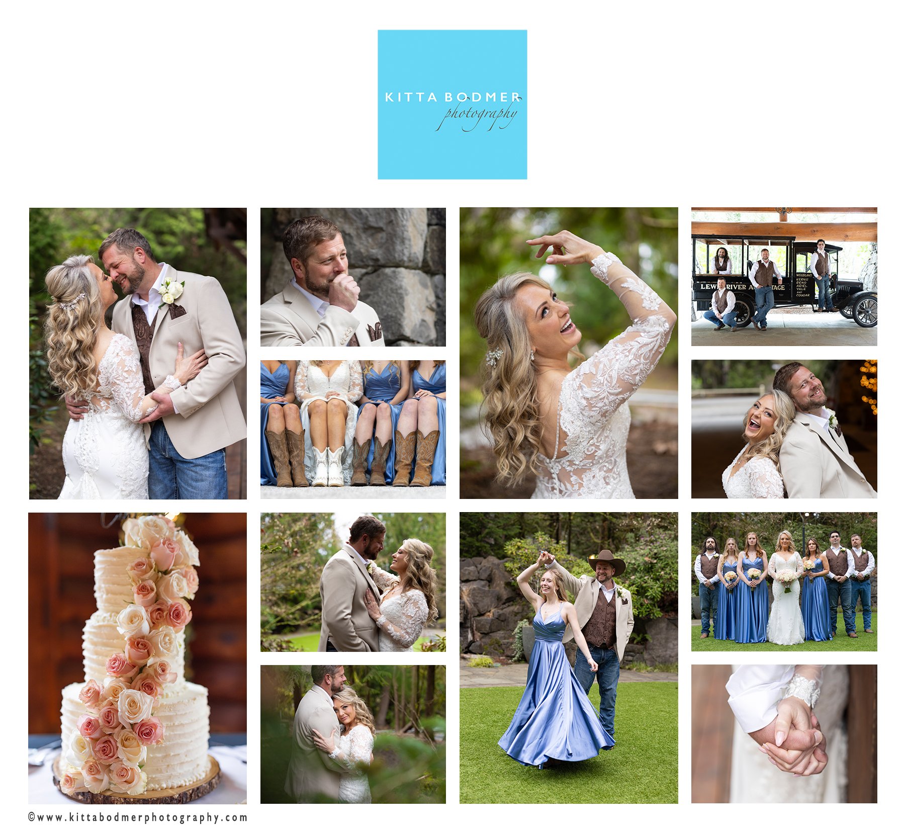 Country southern style wedding in Ridgefield Washington | Kitta Bodmer Photography