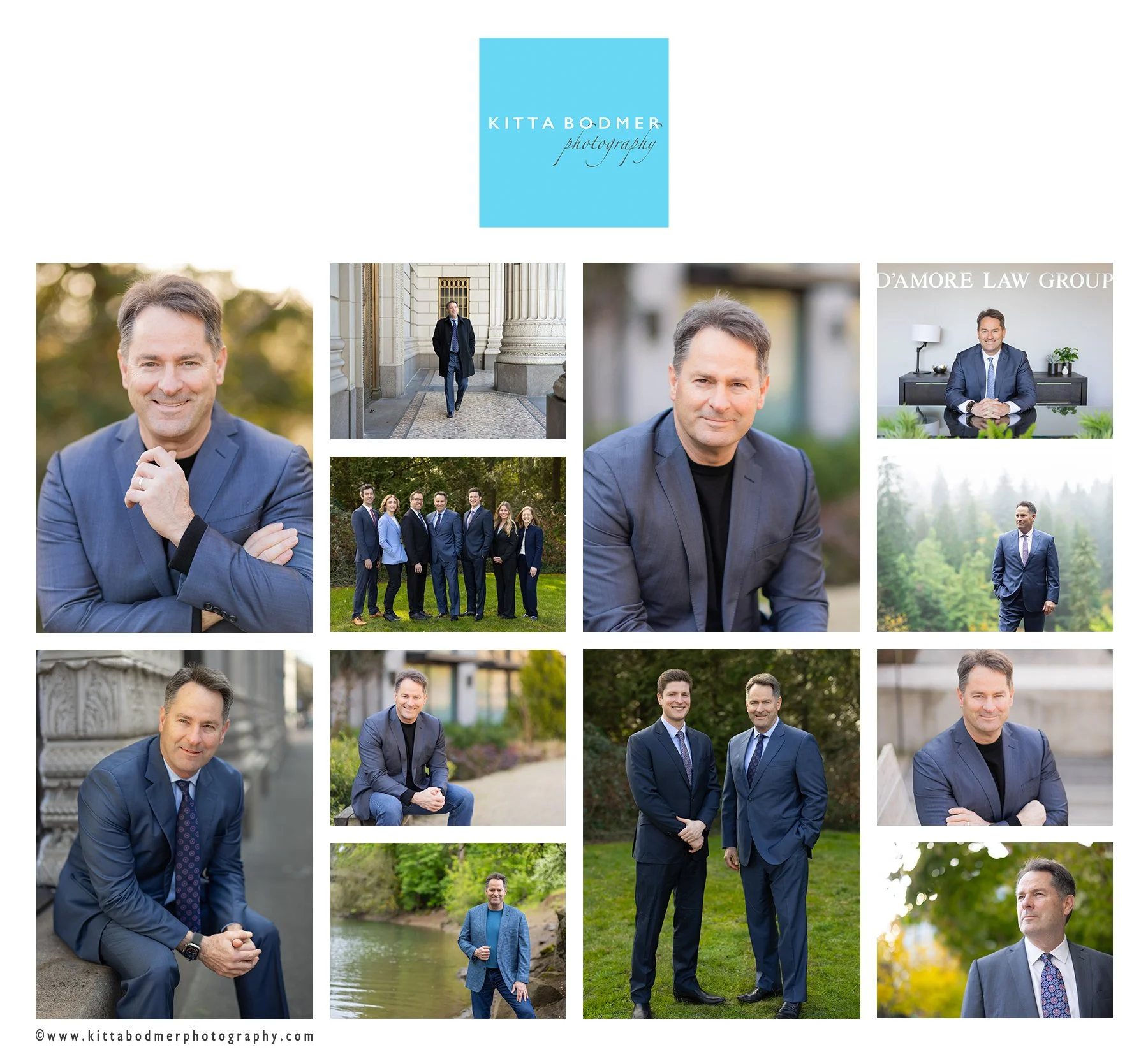 DAmore Law Professional Portraiture and Website Photography | Kitta Bodmer Photography