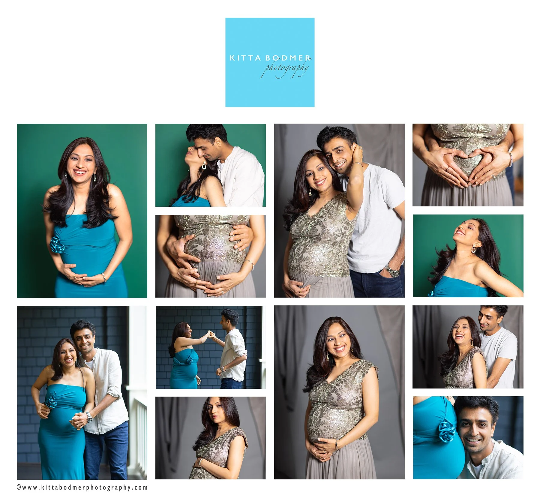 Everyone loves a little sparkle on the belly for maternity photographs | Kitta Bodmer Photography