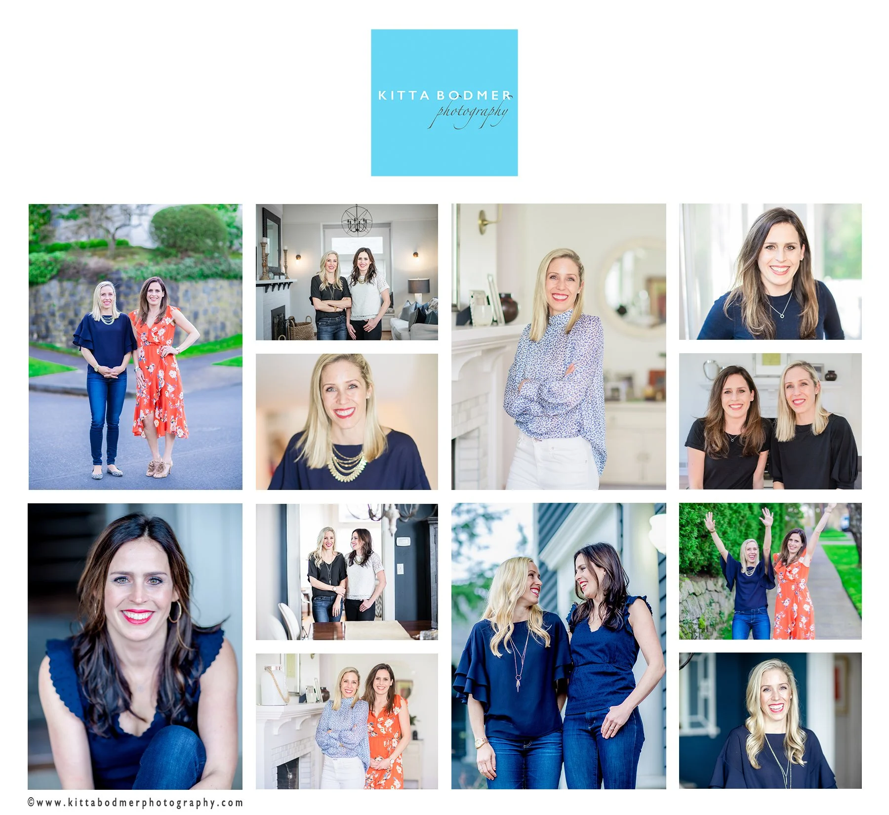 Christy MacColl and Carrie Gross Portland City Properties with Windermere Realty Trust in Portland Headshots, Team Shots and Real Estate Website Photography | Kitta Bodmer Photography