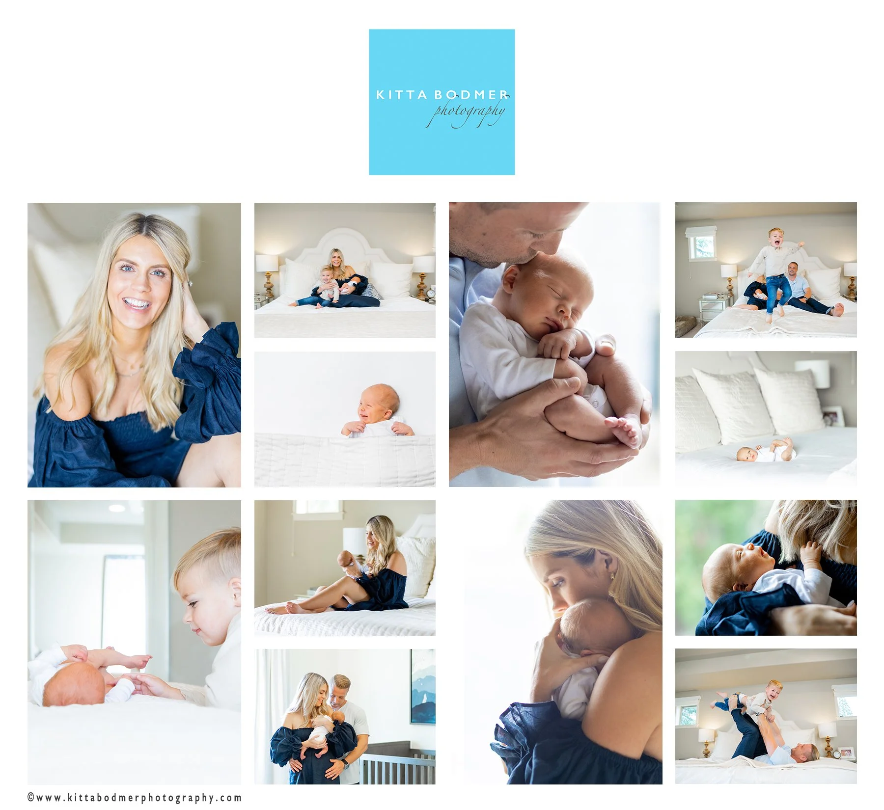 Backlighting is a great way to organize a whimsical newborn photo session | Kitta Bodmer Photography