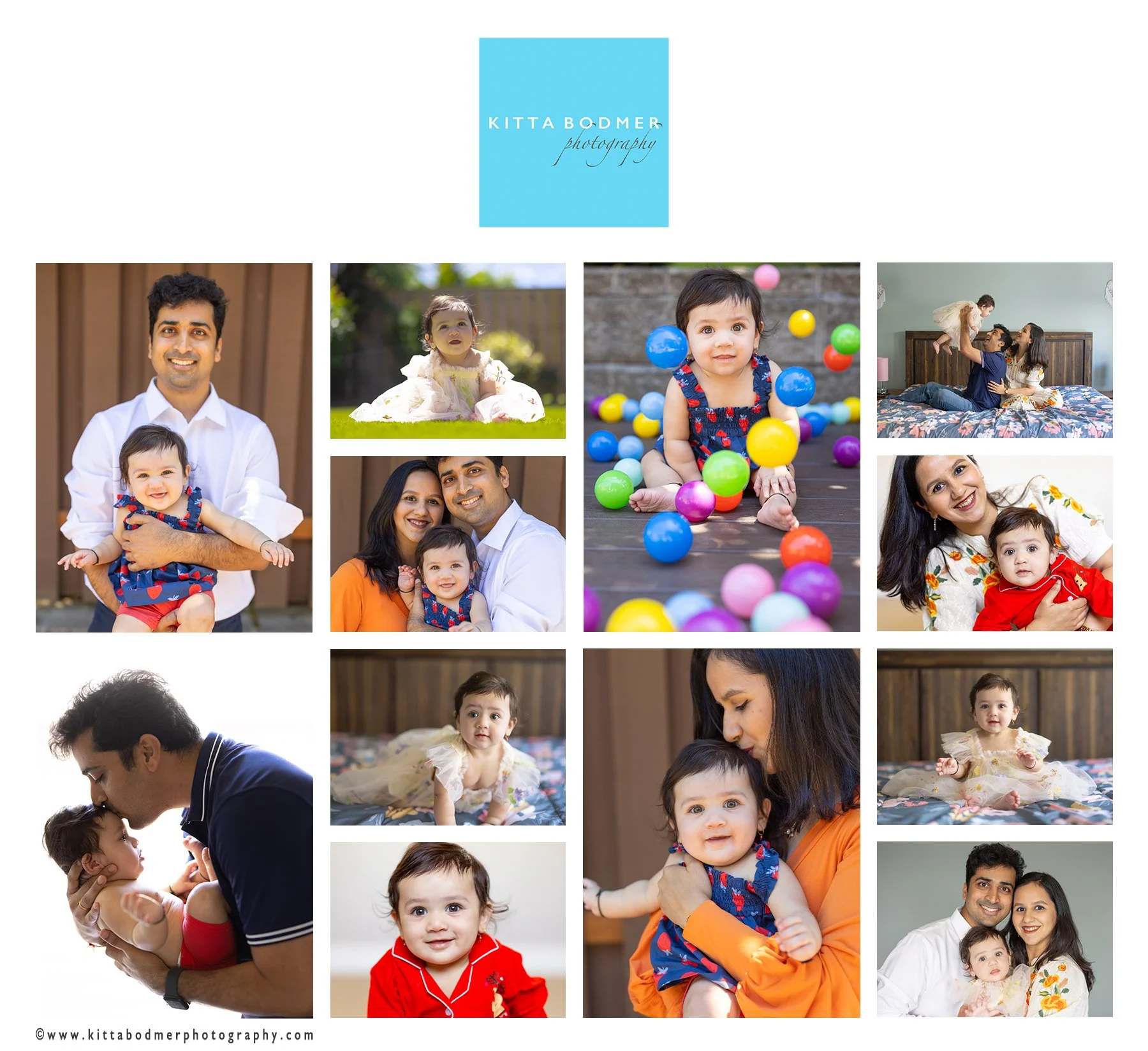 A splash of color makes newborn photography exciting and unique | Kitta Bodmer Photography