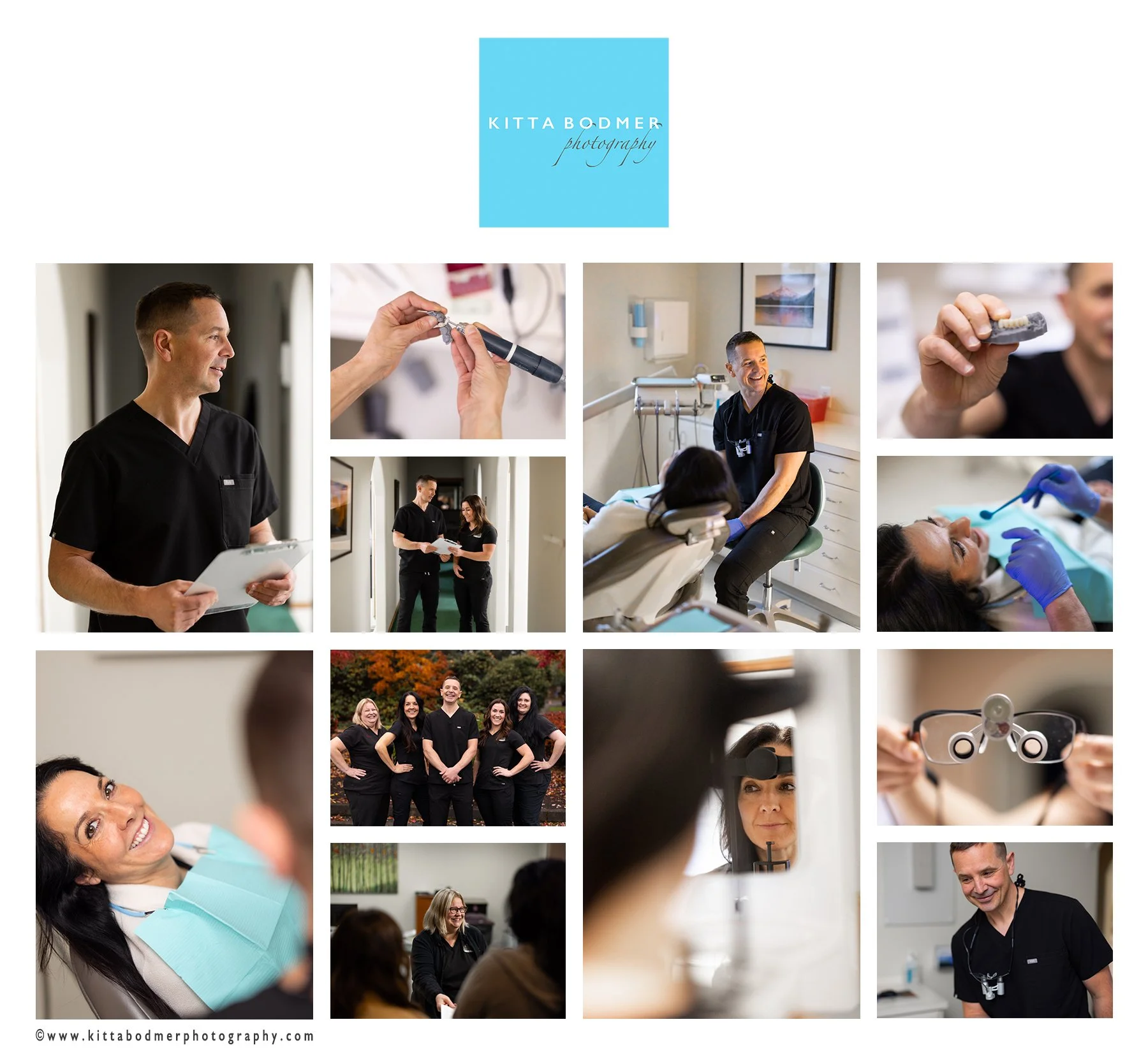 Team Headshots, Office Environment and Dentists At Work Photography for Dental Care of Sherwood in Sherwood OR | Kitta Bodmer Photography