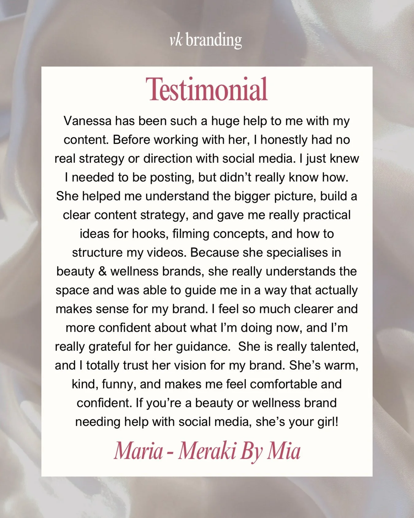 Big big love for @meraki.bymia 🤍 This has been a Very special project for me as it has actually inspired me to become more intentional about my own self care journey and reflect on what&rsquo;s really important for me, at this time of my life. This 