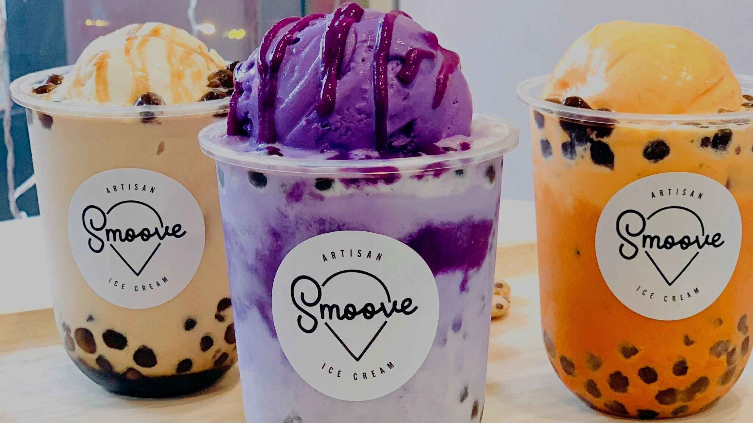 SIGNATURE BOBA FLOAT — SMOOVE ICE CREAM