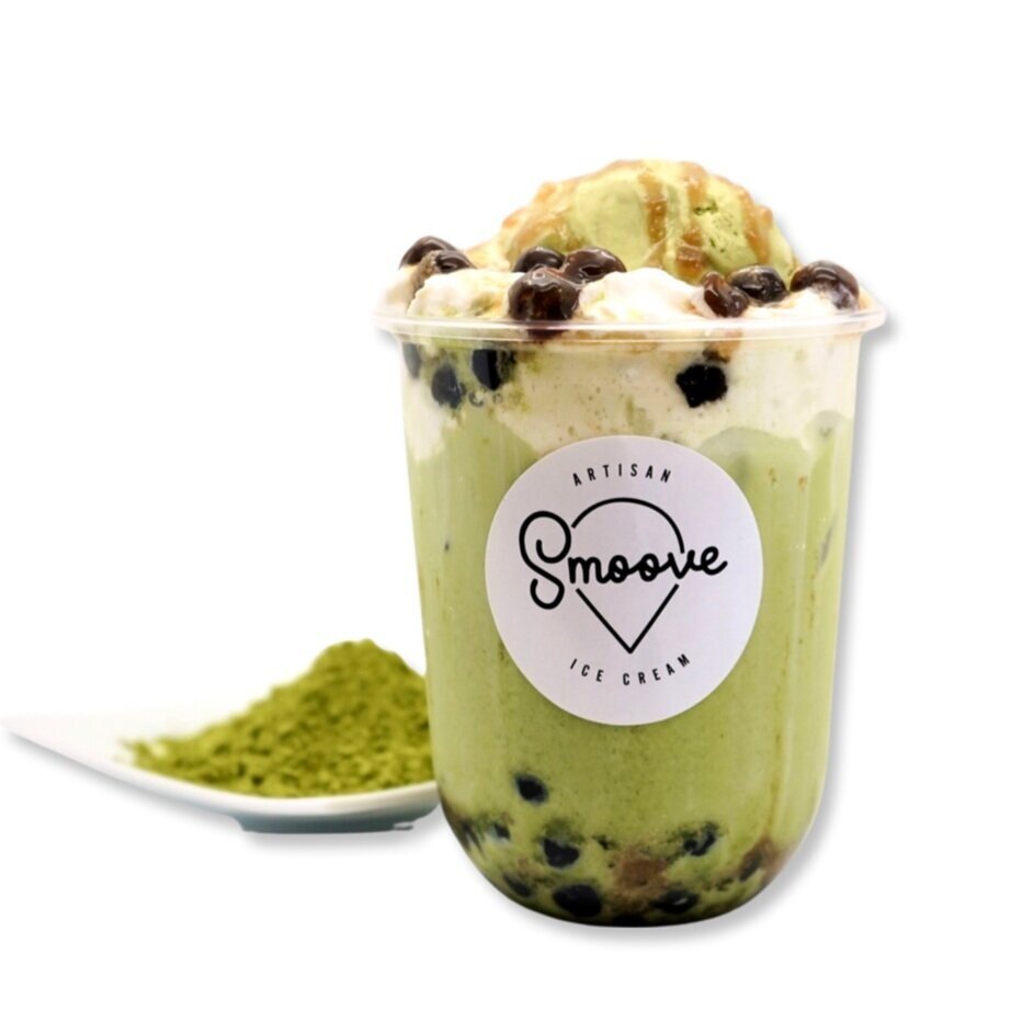 Matcha Green Tea Boba Float