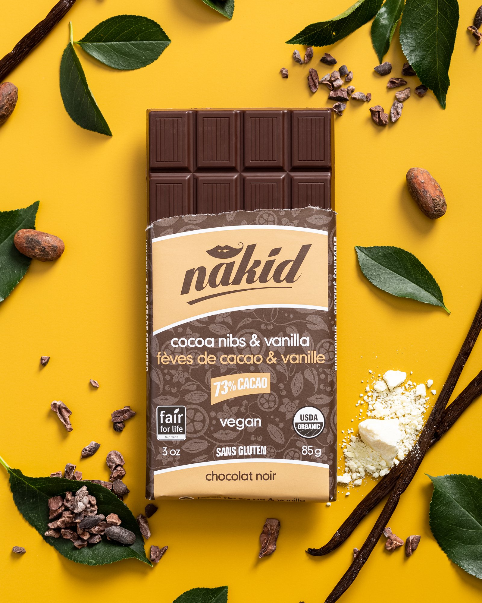 Nakid: Cocoa Nibs &amp; Vanilla