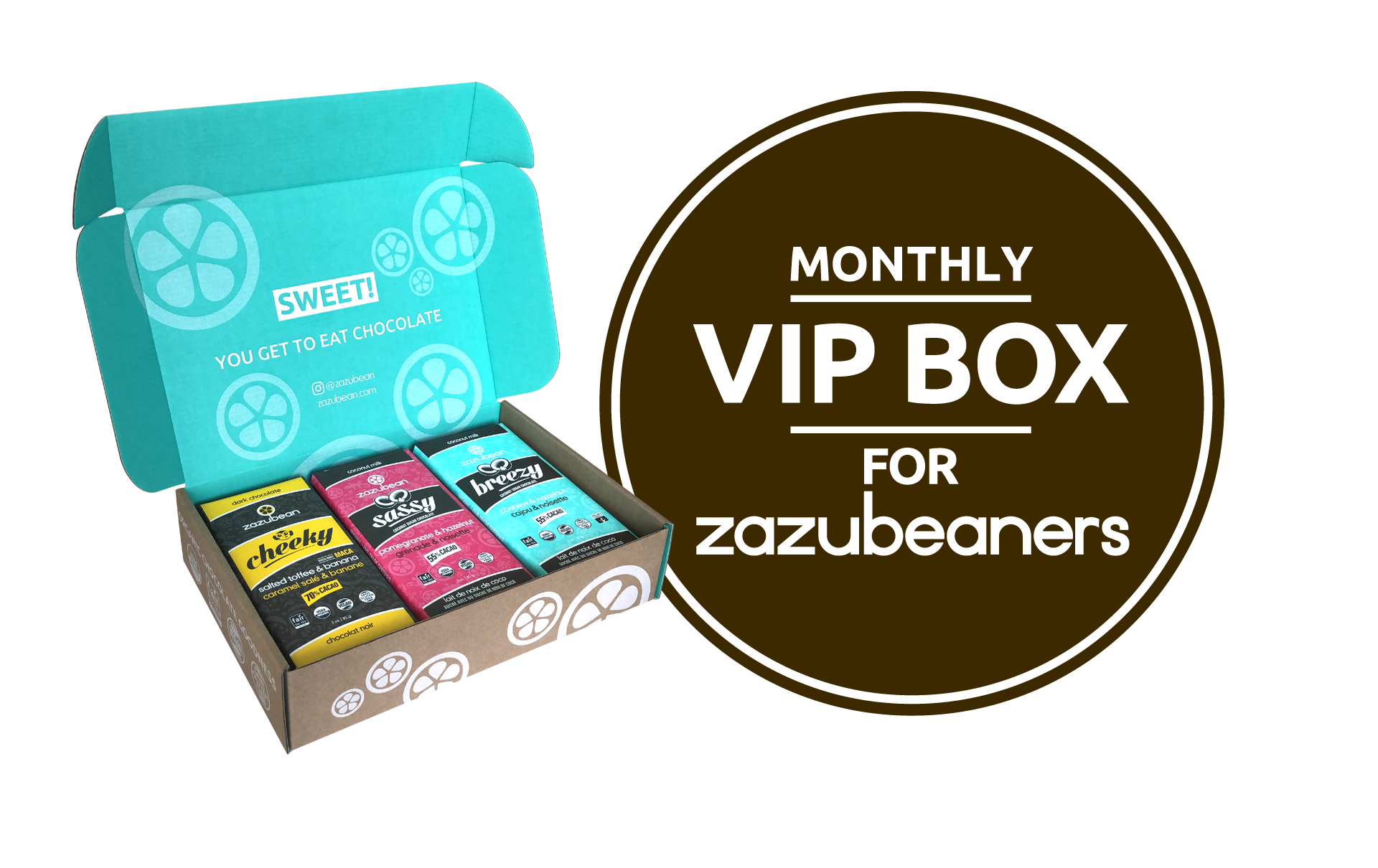 Zazubean Organic Chocolate VIP Box — Zazubean Organic Chocolate