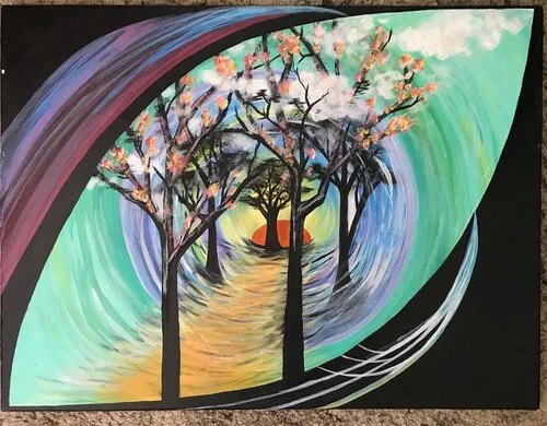 Cherry Blossom Heaven - 36x24