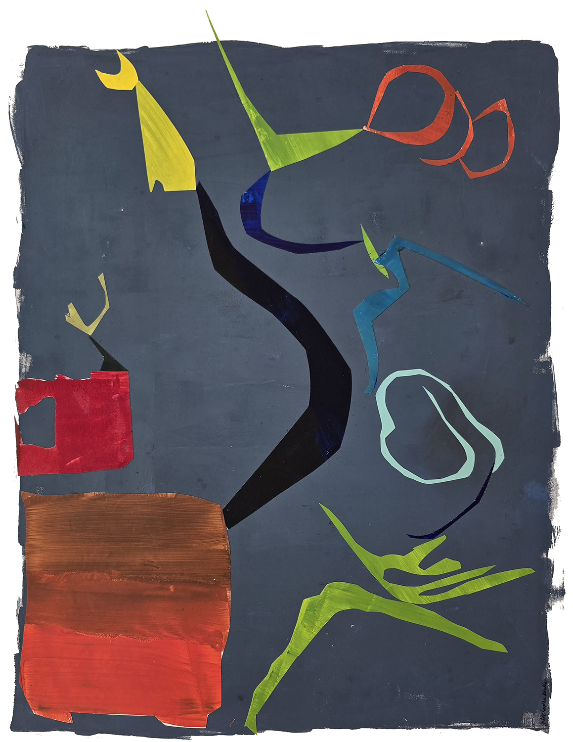 Dream of Me
Painted Paper Collage
18.5" x 15", 2023