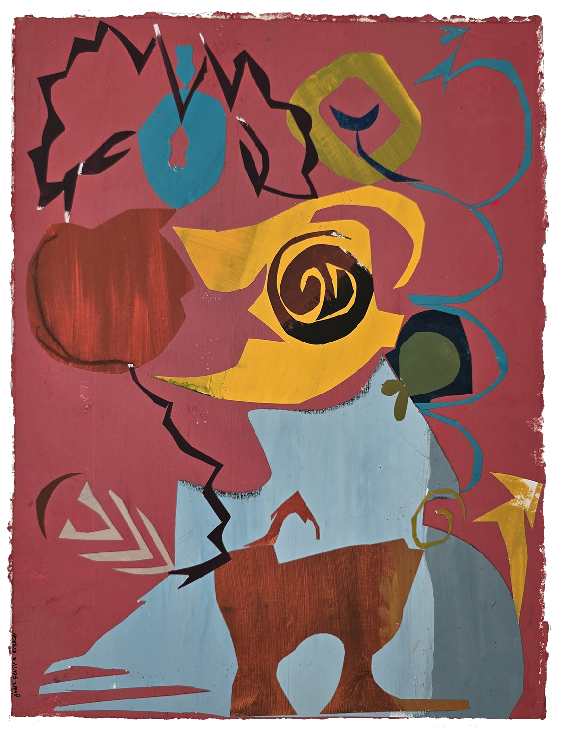 Boots
Painted Paper Collage
15" x 11"