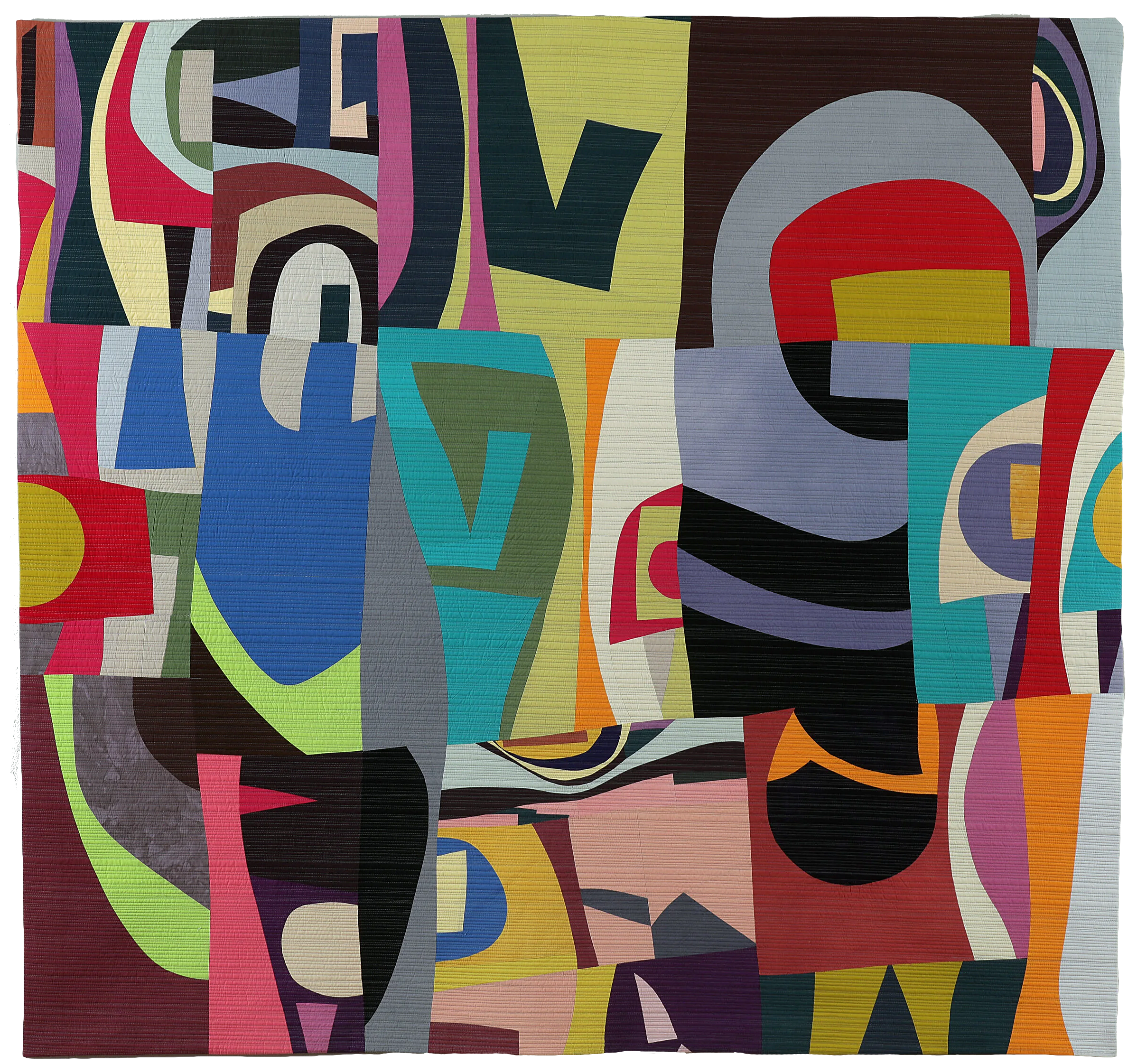 Afterparty: The Garden of Earthly Delights
66” x 71”
Hand-Dyed & Commercial Cottons 2017