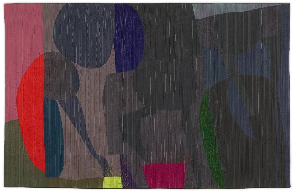 Joy Shadowed
Hand-Dyed and Commercial 
Cottons
40.25" x 63", 2020