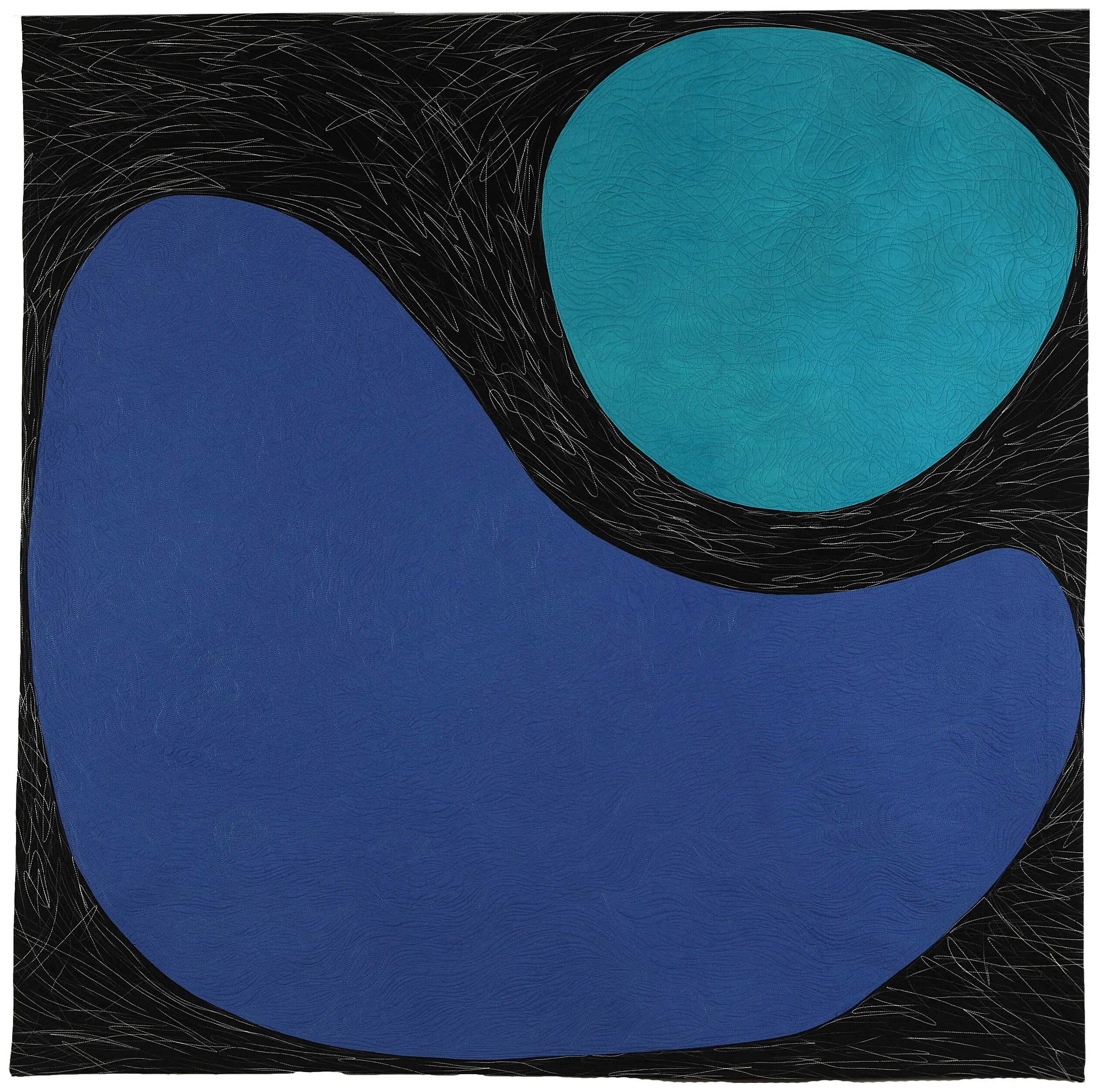 Moonlit Lake
54” x 54.5”
Hand-Dyed Cottons 2020