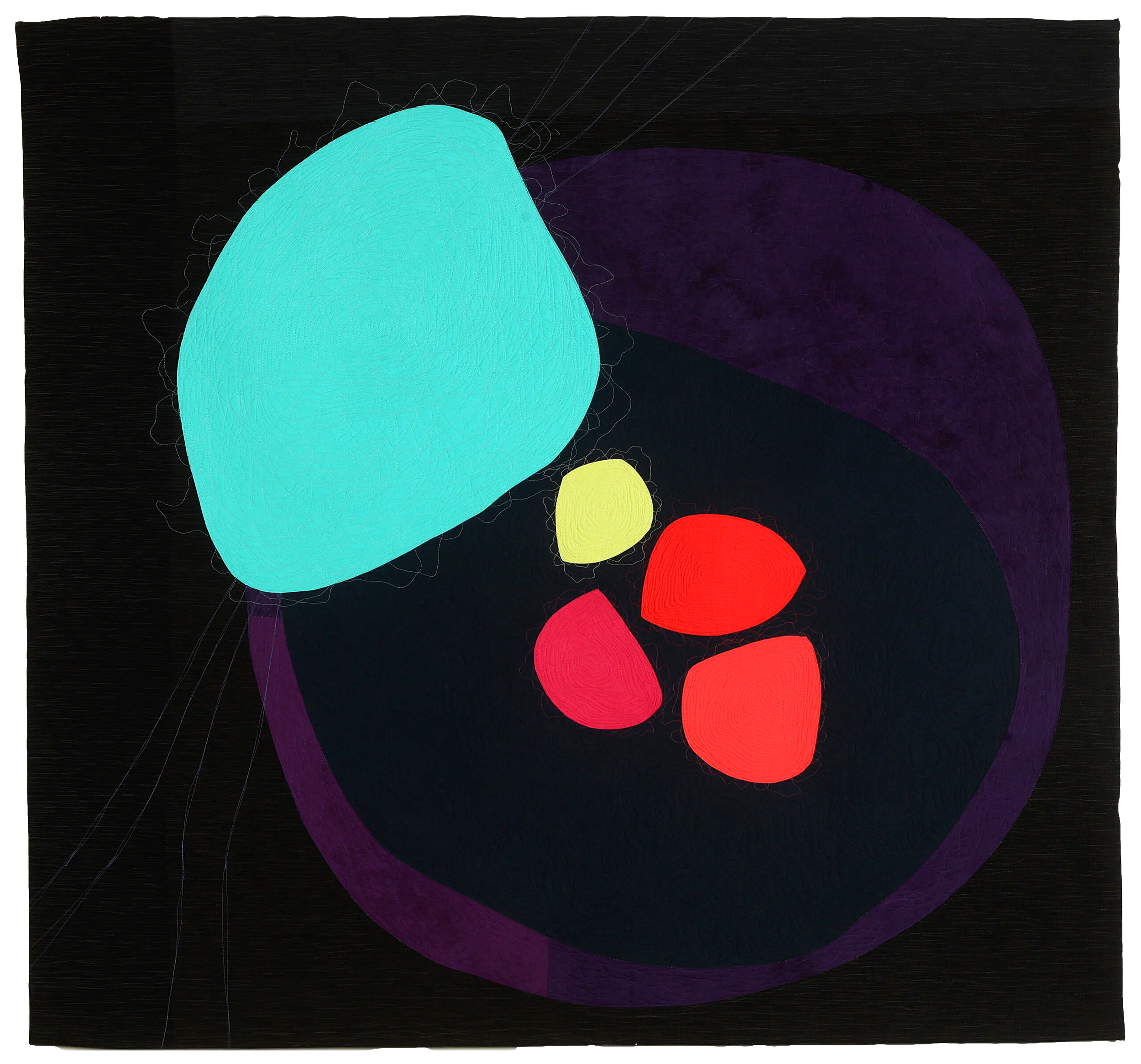 Bug
60.75” x 64.5”
Hand-Dyed & Commercial Cottons 2019