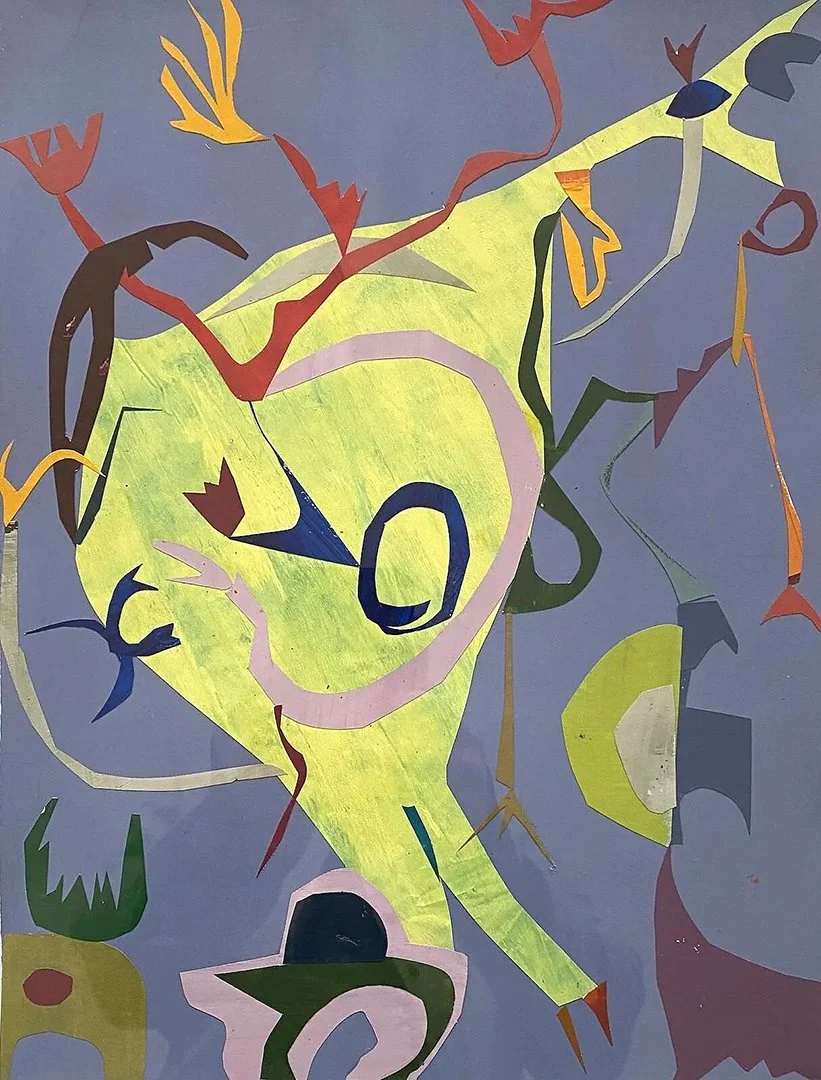 Fierce Beasts
Painted Paper Collage
15" x 11", 2024