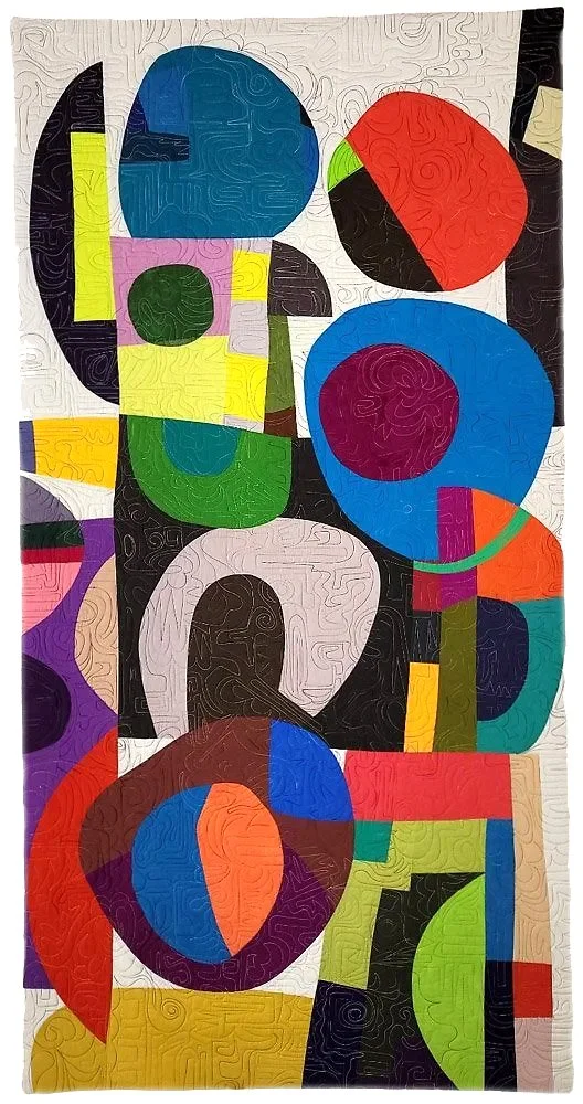 Dancing to Records on Dewey St.
64.5" x 33"
2021, Sold