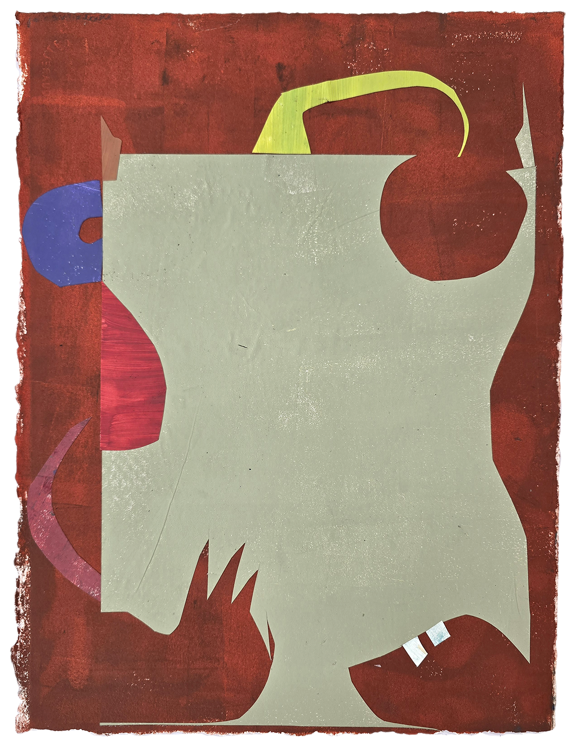 Joe Cool
Painted Paper Collage
15" x 11", 2024