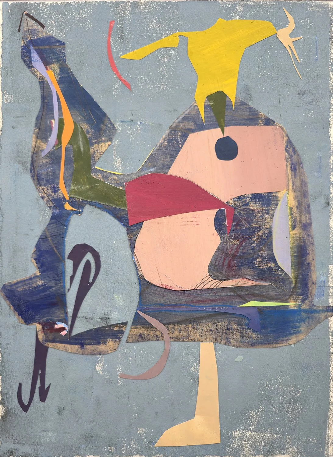 Fishing Trip
Painted Paper Collage
15" x 11", 2024