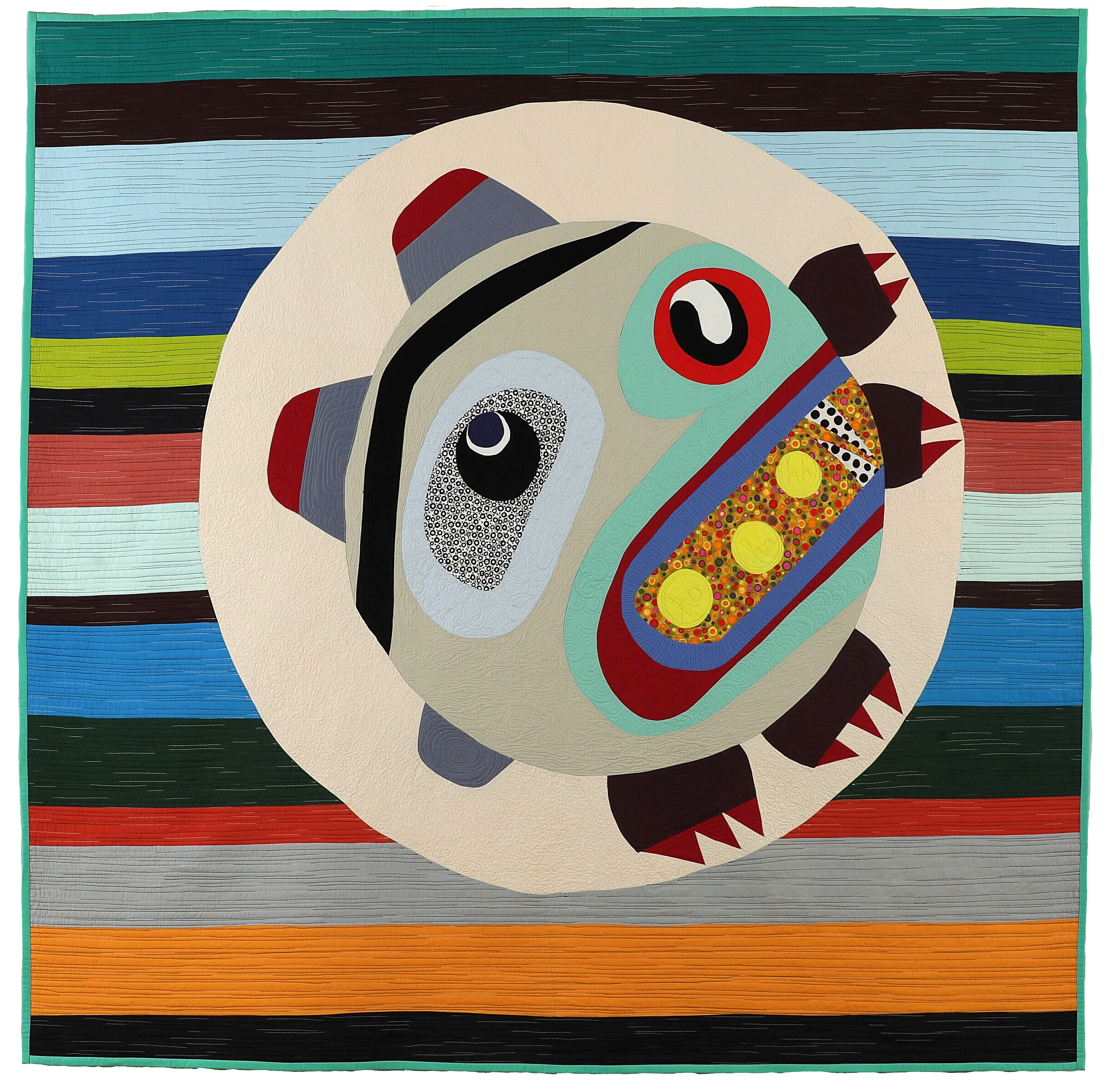 Laughing Bear Blanket
78” x 78”
Commercial Cottons 2015