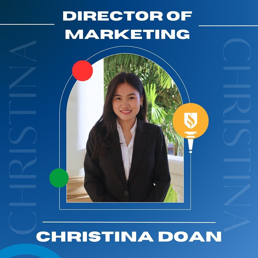 ⚡️Introducing Christina Doan⚡️This semester&rsquo;s Director of Marketing! 

Swipe &gt;&gt; to learn more about Christina! Stay tune for her EB Takeover 🤩