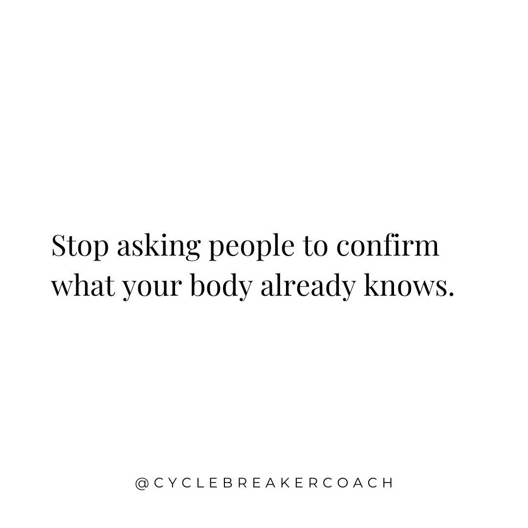 Last night I hosted my first book club meeting for my debut book, Break the Cycle Before It Breaks You. 💛

One theme from my book kept coming up again and again: self-validation.

So many of us were taught to look outside of ourselves for confirmati