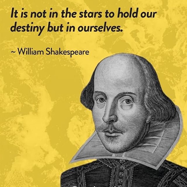 Fate is just another word for peoples&rsquo; choices coming to a head. Destiny, coincidence, whatever you name it. It inevitably lies in our hands. 😮

#englishteacher #tutormeonlineaus #englishtutor #wisdom #truth #educationmatters #shakespeare #onl