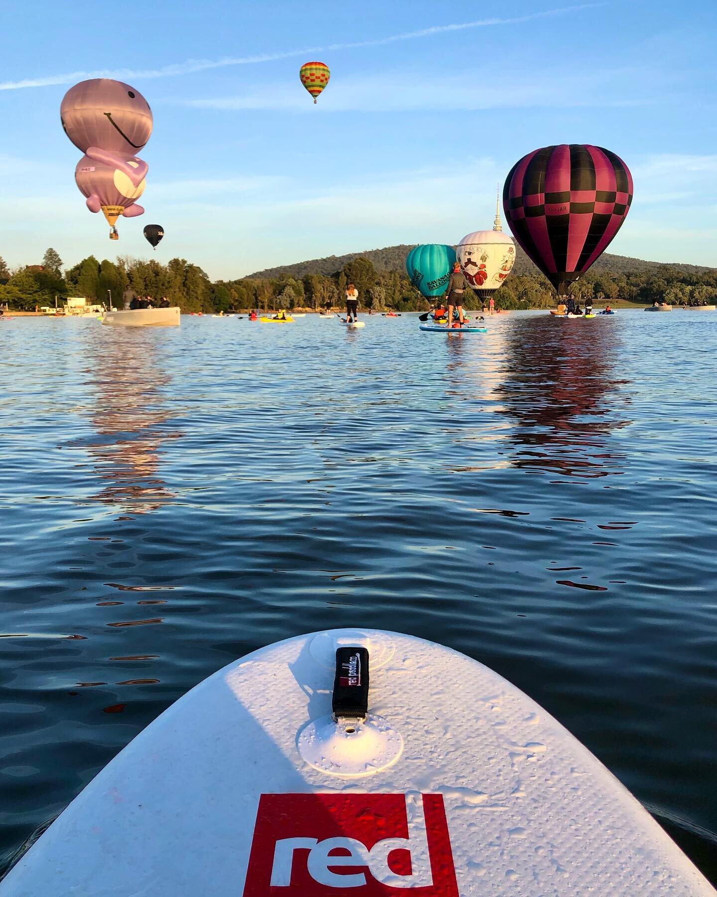 Ready for tomorrow? 💪🏼
.
Tomorrow I will be back on the water here in #Canberra and this time... I&rsquo;m taking you with me!! 🎈
.
Join me (Vikki, founder of She SUPs) via the @redpaddleco &amp; @redpaddlecoau Instagram pages as I host an #Intern