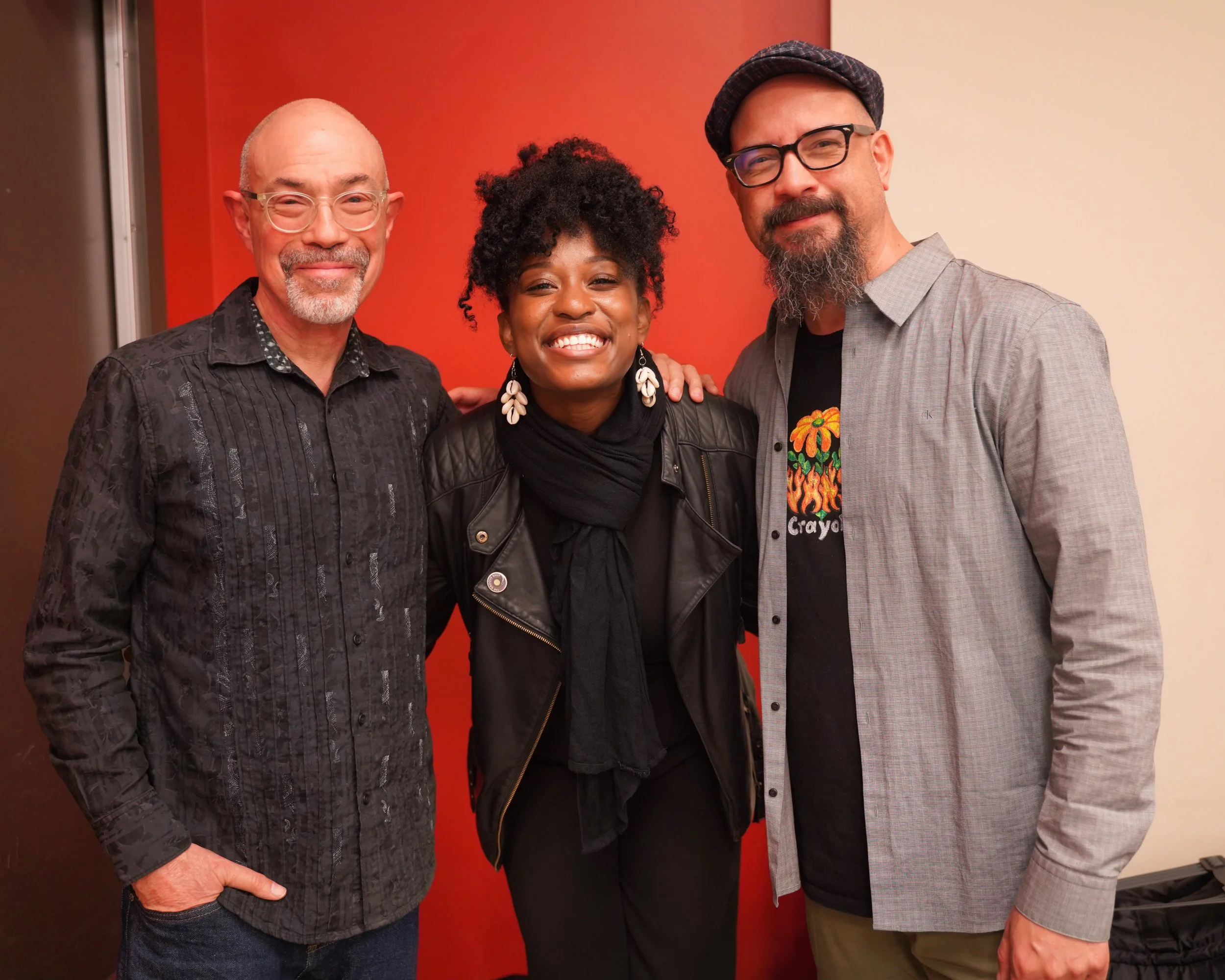 Kamau presents Shenel Johns and Boris Acosta-Jaramillo at Shenel's USCD master class