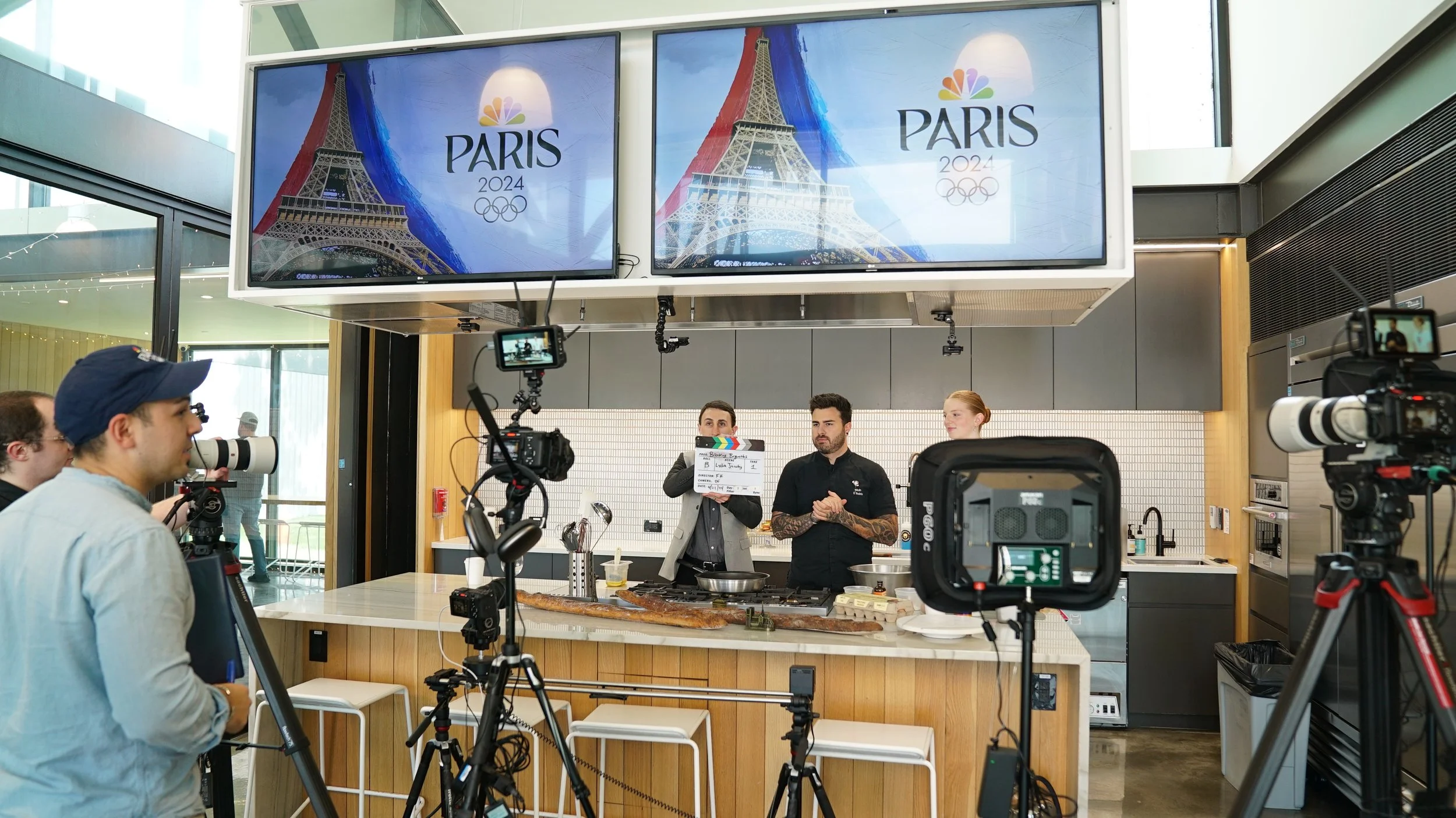 NBC Breaking Baguettes w Chef and Olympians_2.JPG