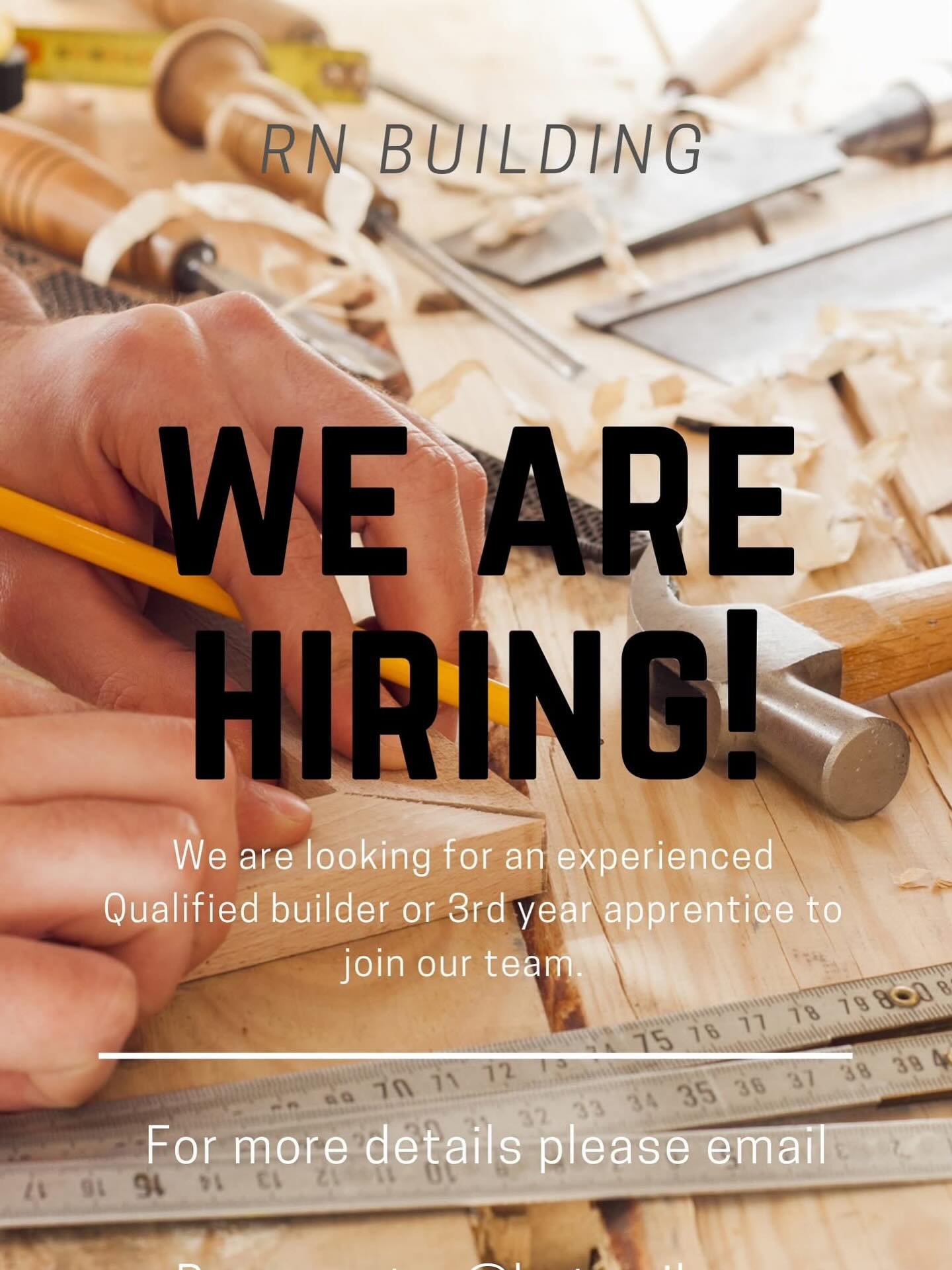 RN Building is an expanding building company that specialises in architectural new homes. We also do light commercial, renovations, farm and landscape buildings. With a strong focus on reputation for quality and professionalism. If you take pride in 