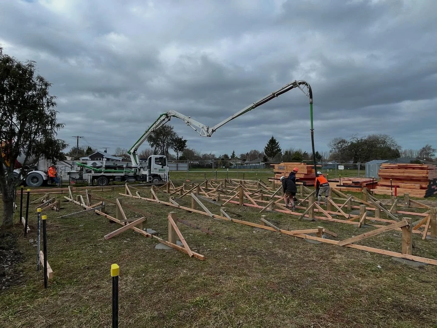 Foundations all poured at majors ready. Ready for the team to get stuck into the floor framing. 👷&zwj;♂️