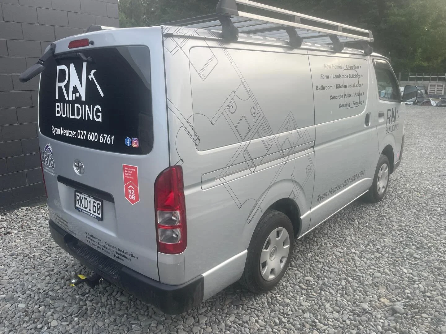 Our new RN Building van is now out on the road fully wrapped by the legends at Branded Kiwi.
Proud to be NZCB members and backed by the Halo 10-Year Residential Guarantee &ndash; giving our clients confidence in every build we deliver.

Rolling into 