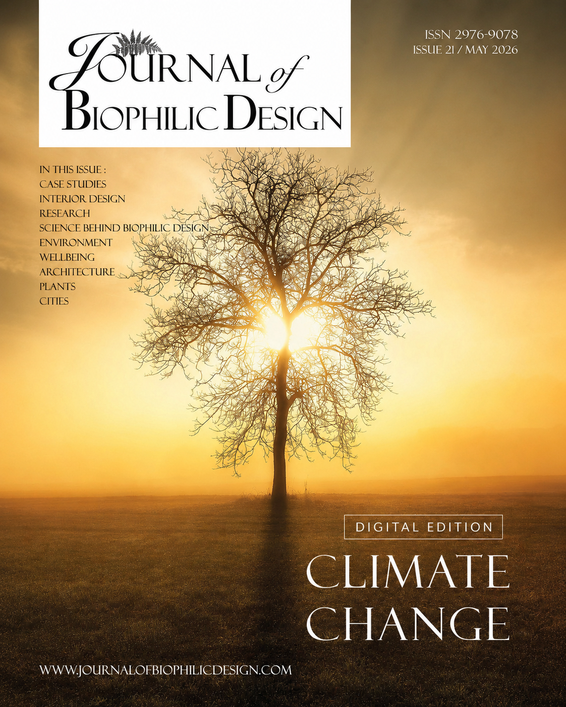 Climate Change, Sustainable Architecture & Biophilic Design  — Digital Edition - Issue 21