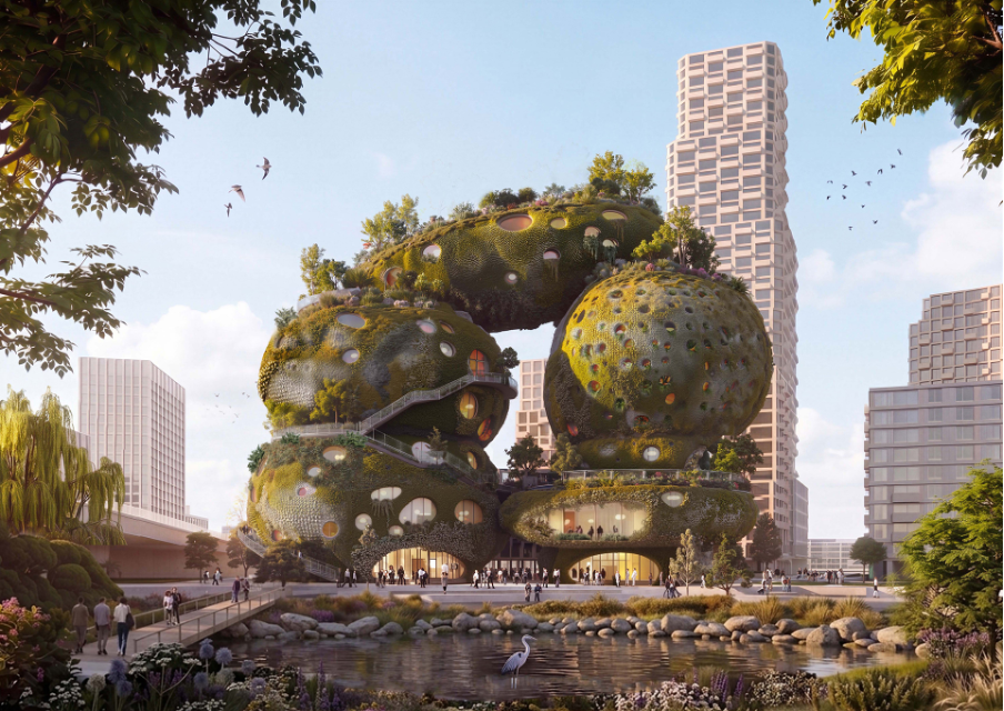 Rotterdam Rocks! A New Biophilic Landmark for Rotterdam