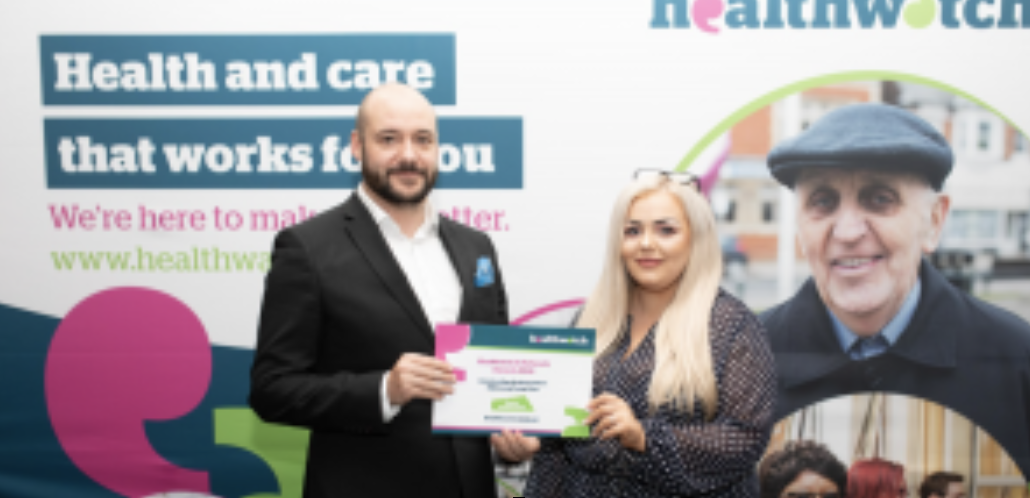 ECS delivering Healthwatch Solihull received national recognition at the Healthwatch England Network awards in October 2019.