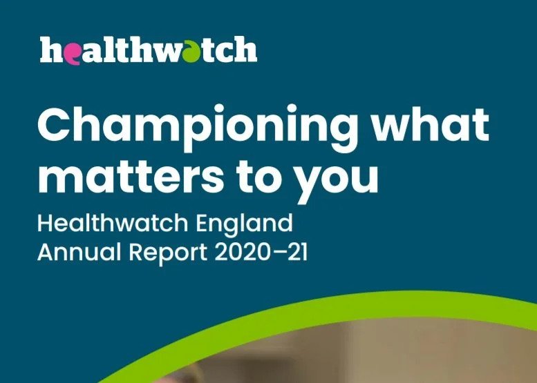 Healthwatch network championing what matters to you
